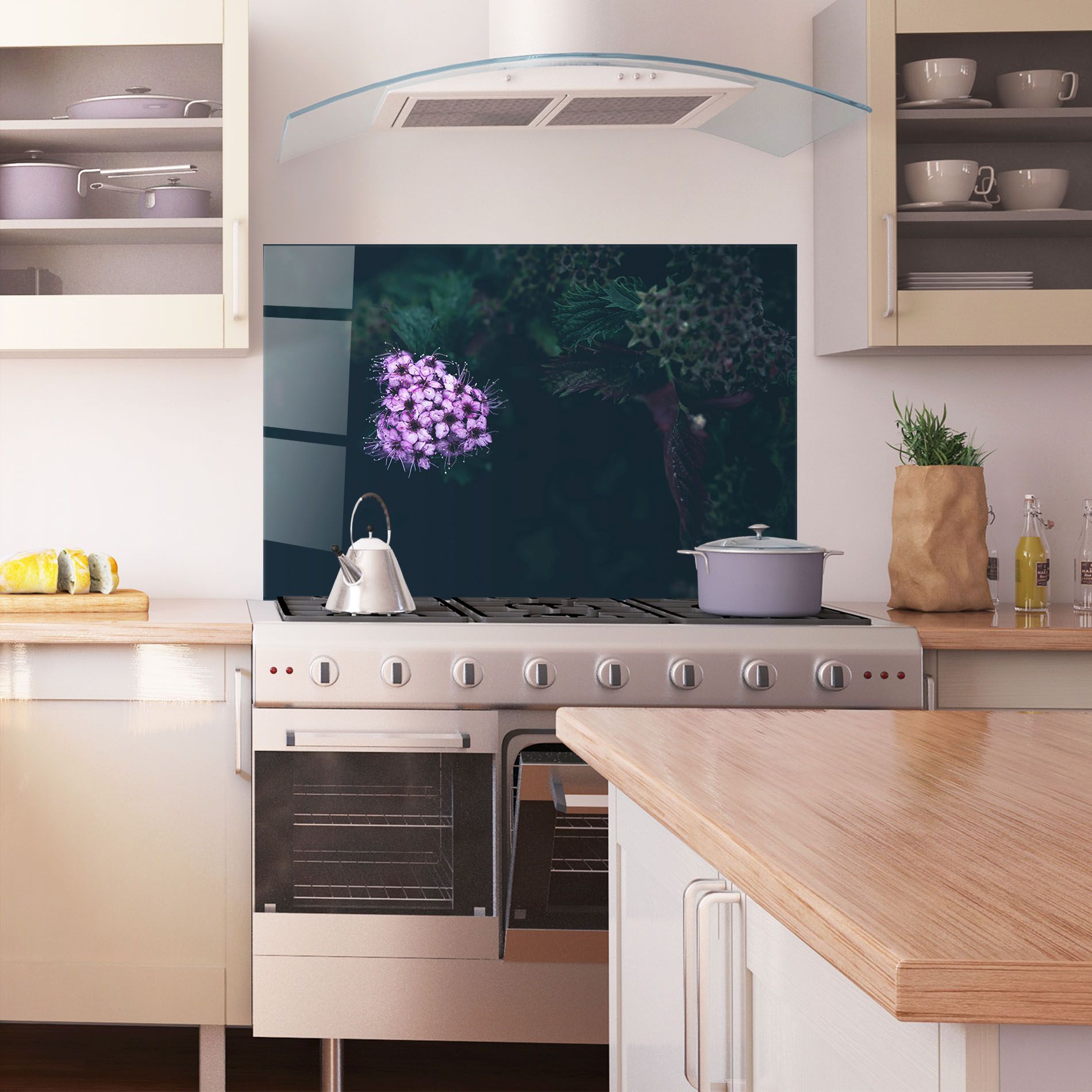 Dark Purple Flower mockup 1