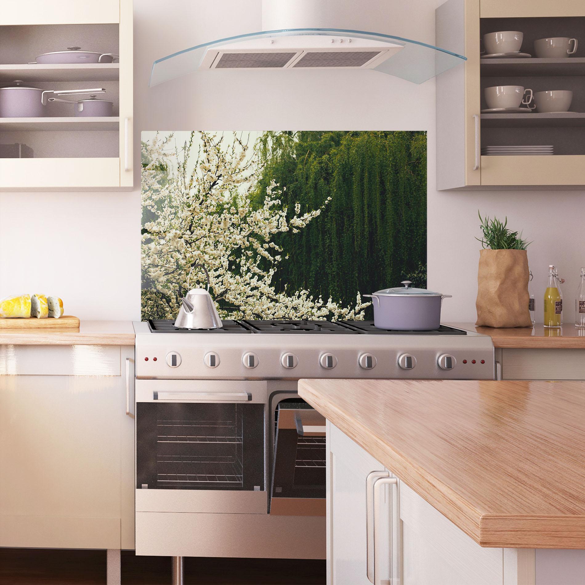 Panou Sticla Bucatarie Nature Veiw Tree mockup 1