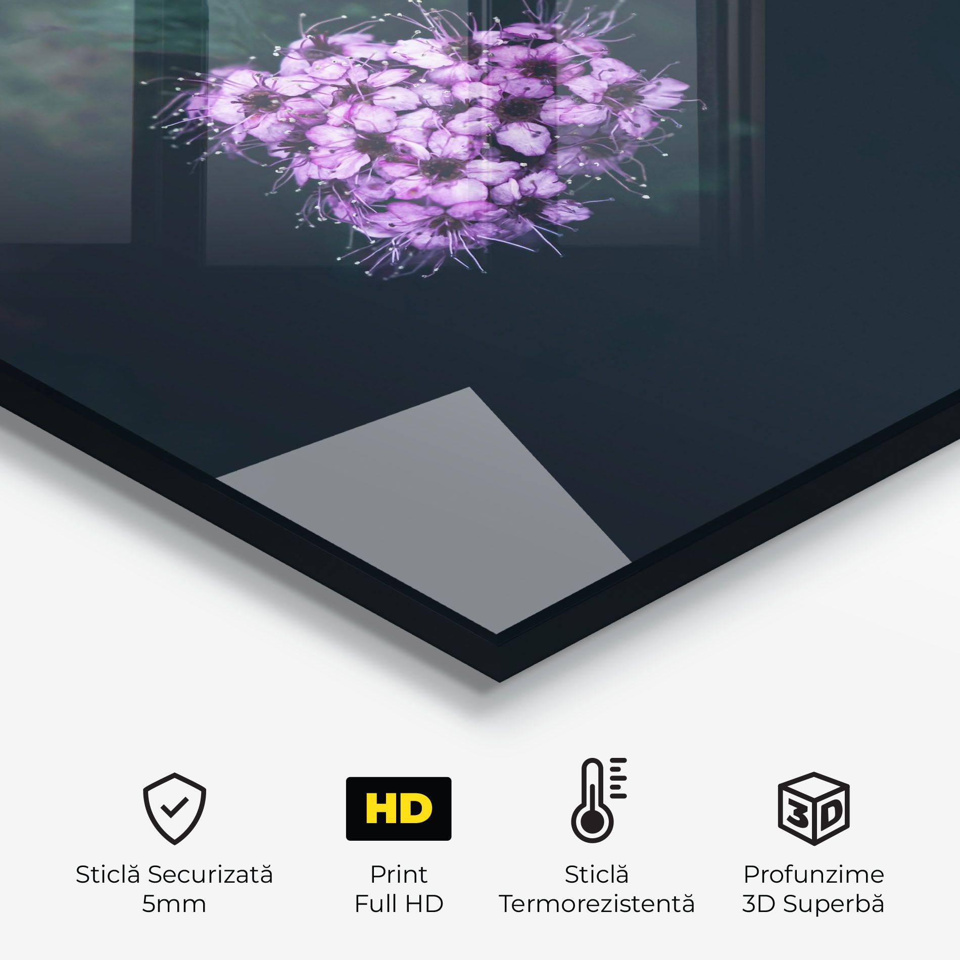 Dark Purple Flower mockup 2