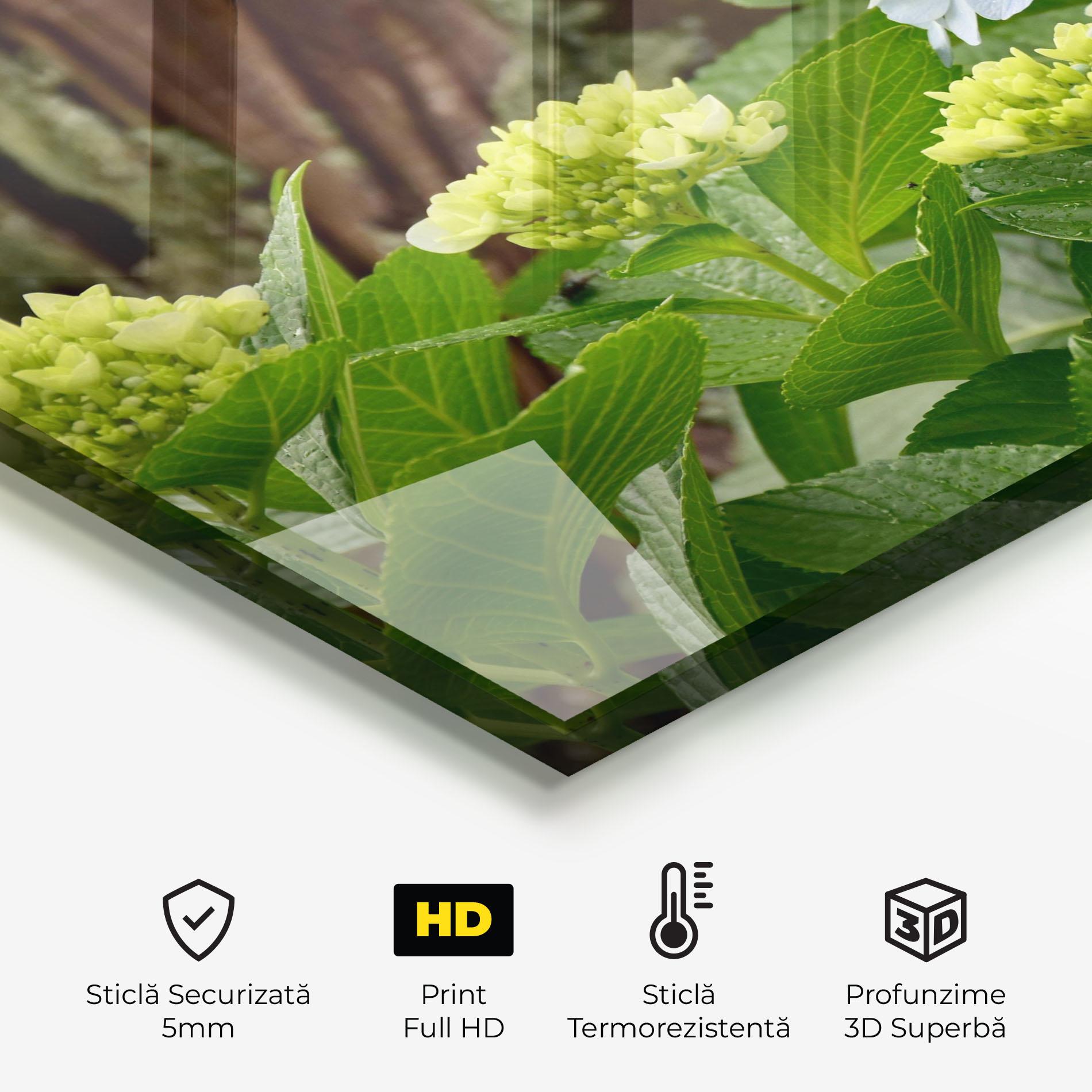 Panou Sticla Bucatarie Wild Tree Flower mockup 2