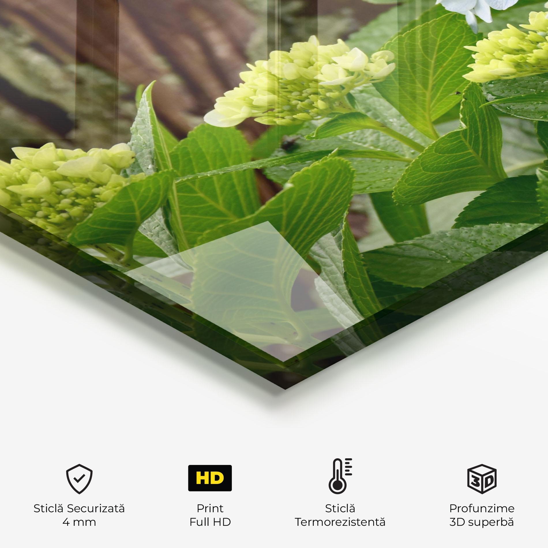 Panou Sticla Bucatarie Wild Tree Flower mockup 2