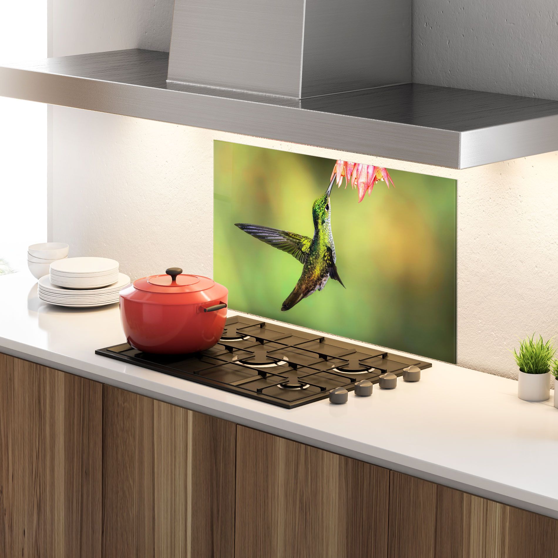 Wild Bird Flower mockup 4