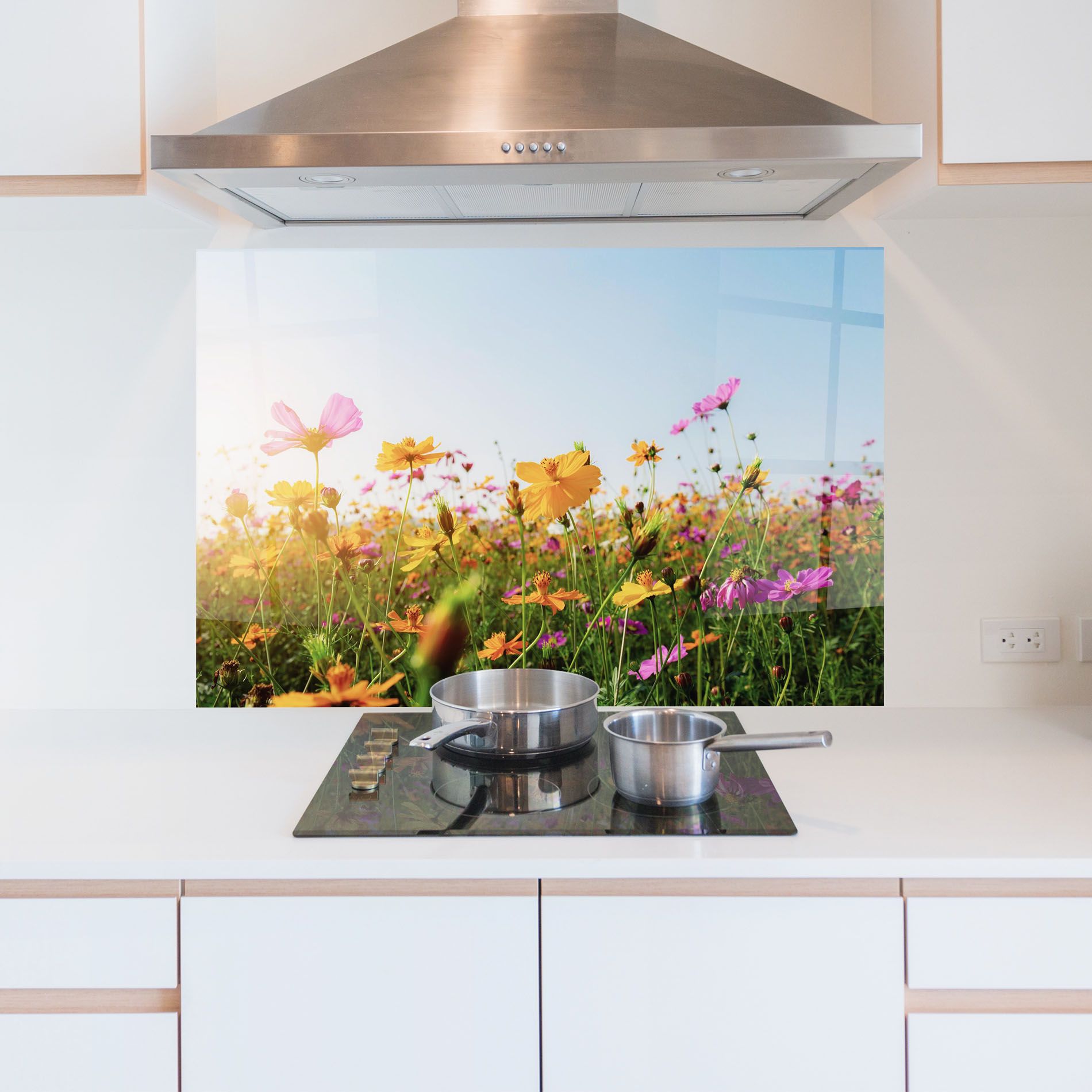 Cosmos Field Sunset mockup 5