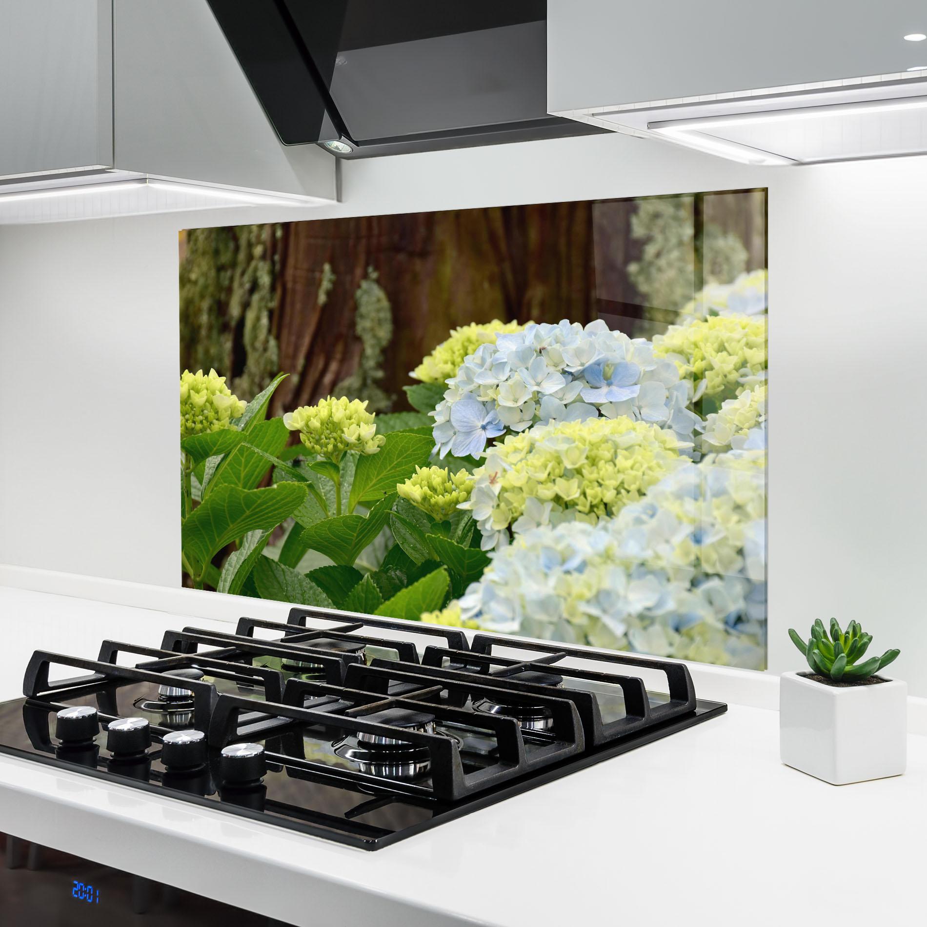 Panou Sticla Bucatarie Wild Tree Flower mockup 6