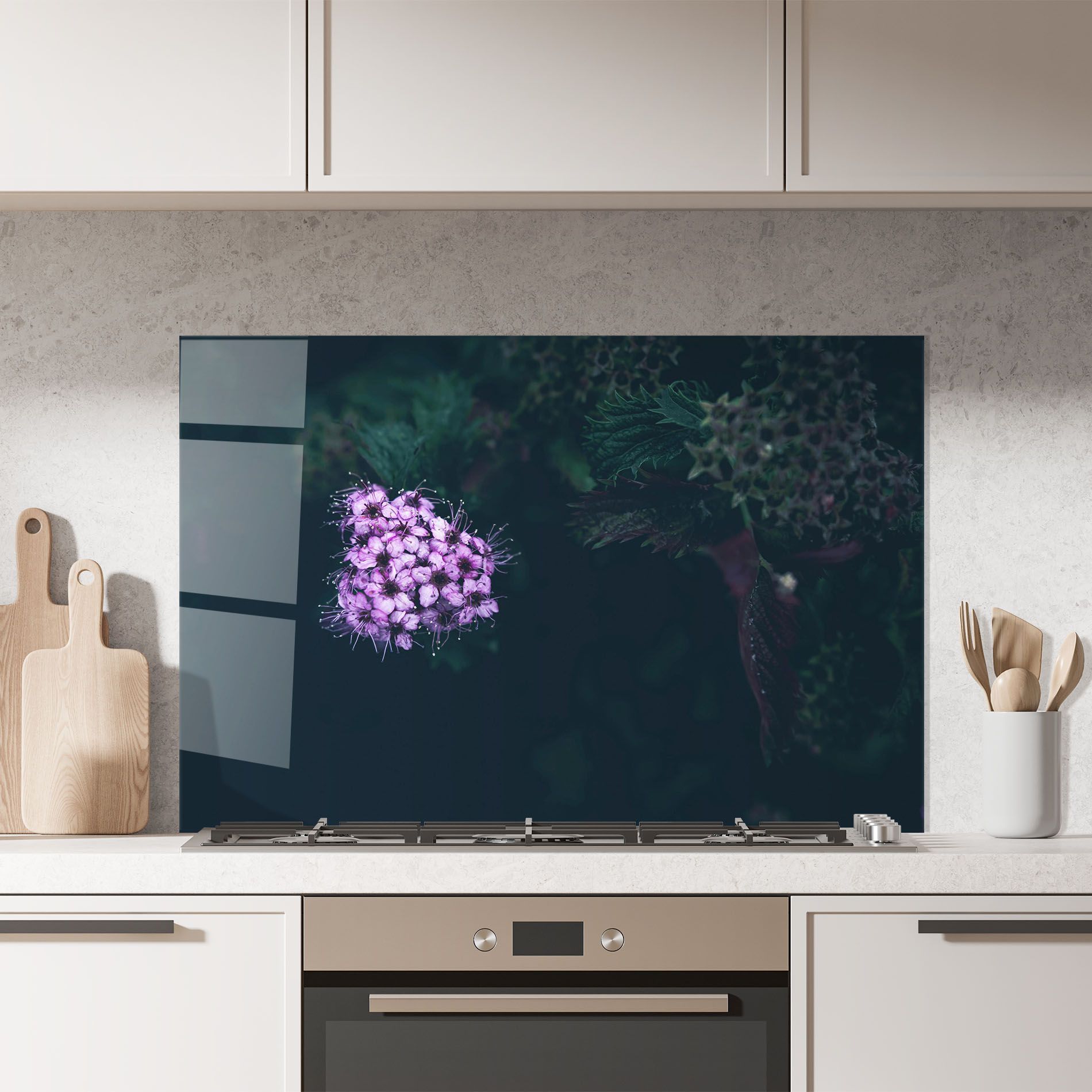 Dark Purple Flower mockup 7