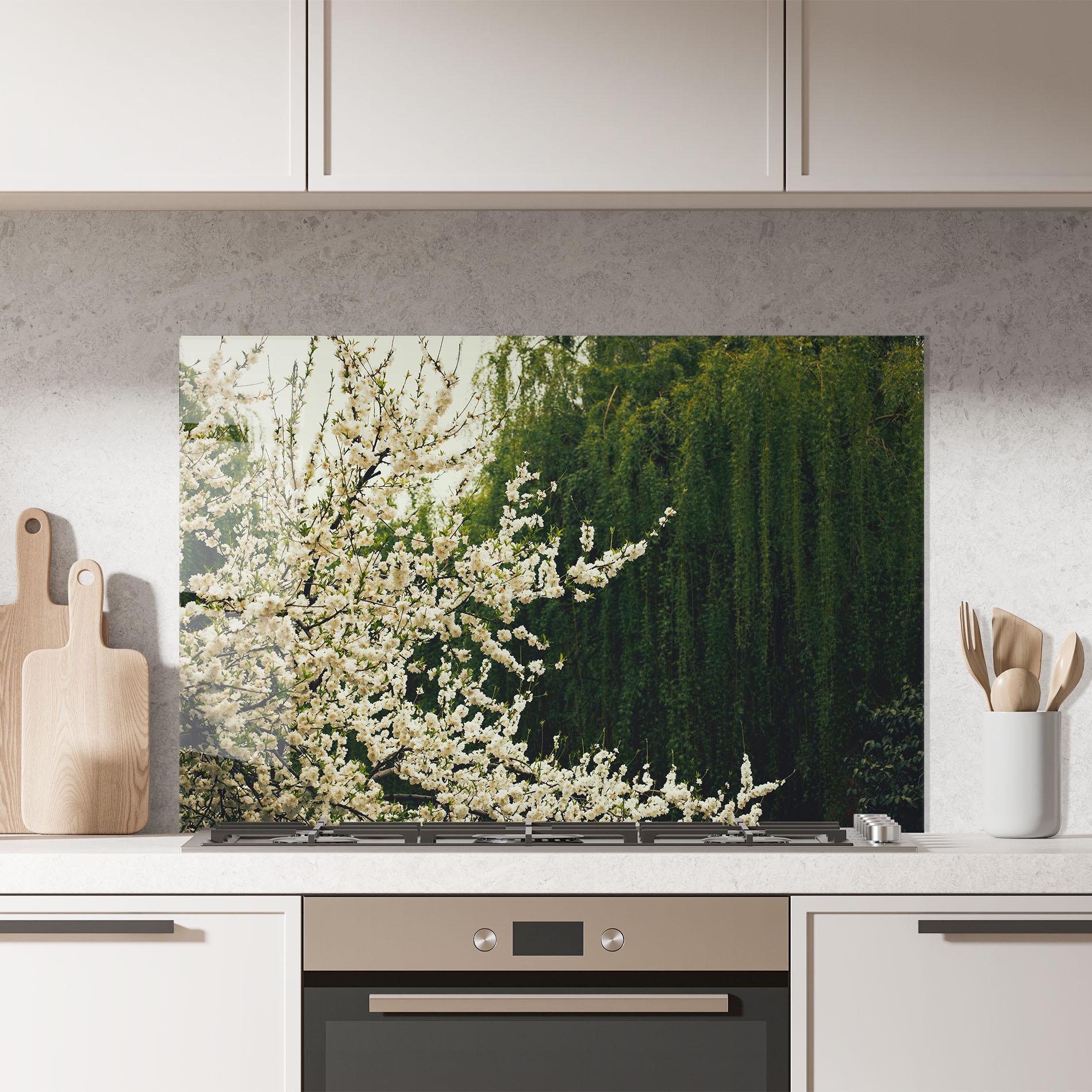 Panou Sticla Bucatarie Nature Veiw Tree mockup 7