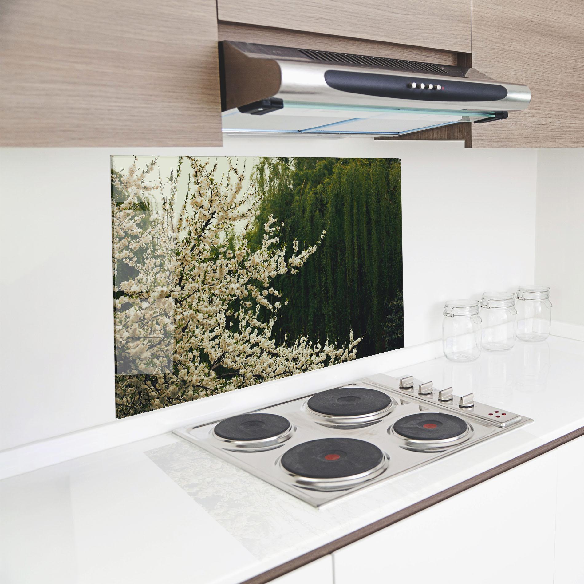 Panou Sticla Bucatarie Nature Veiw Tree mockup 8