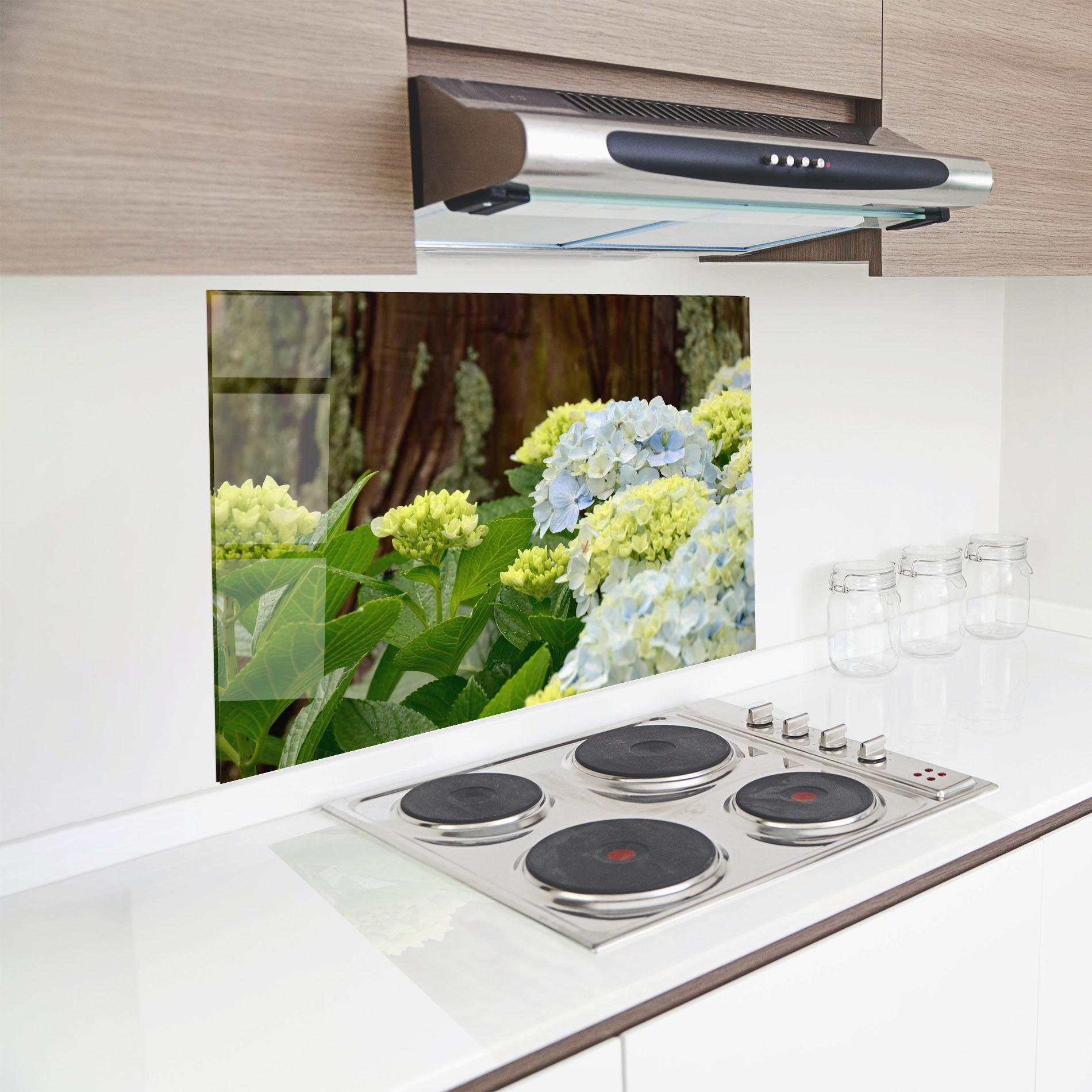 Panou Sticla Bucatarie Wild Tree Flower mockup 8