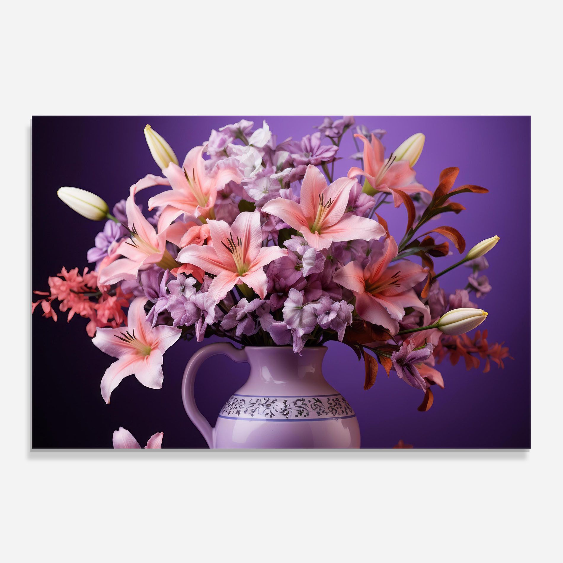Cute Purple Vase mockup 0