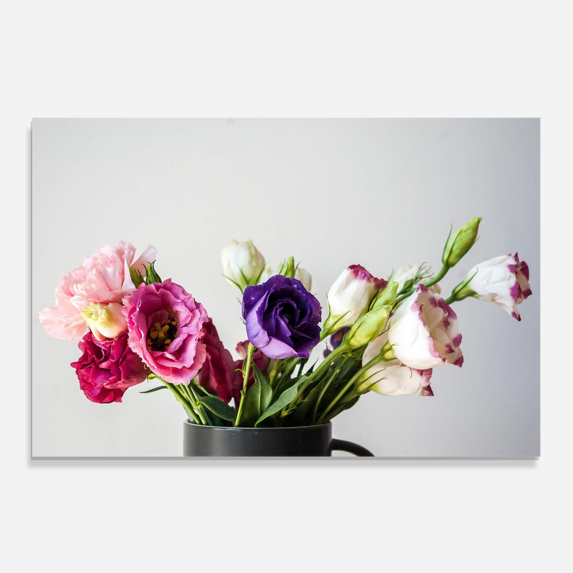 Panou Sticla Bucatarie Flowers In Vase mockup 0