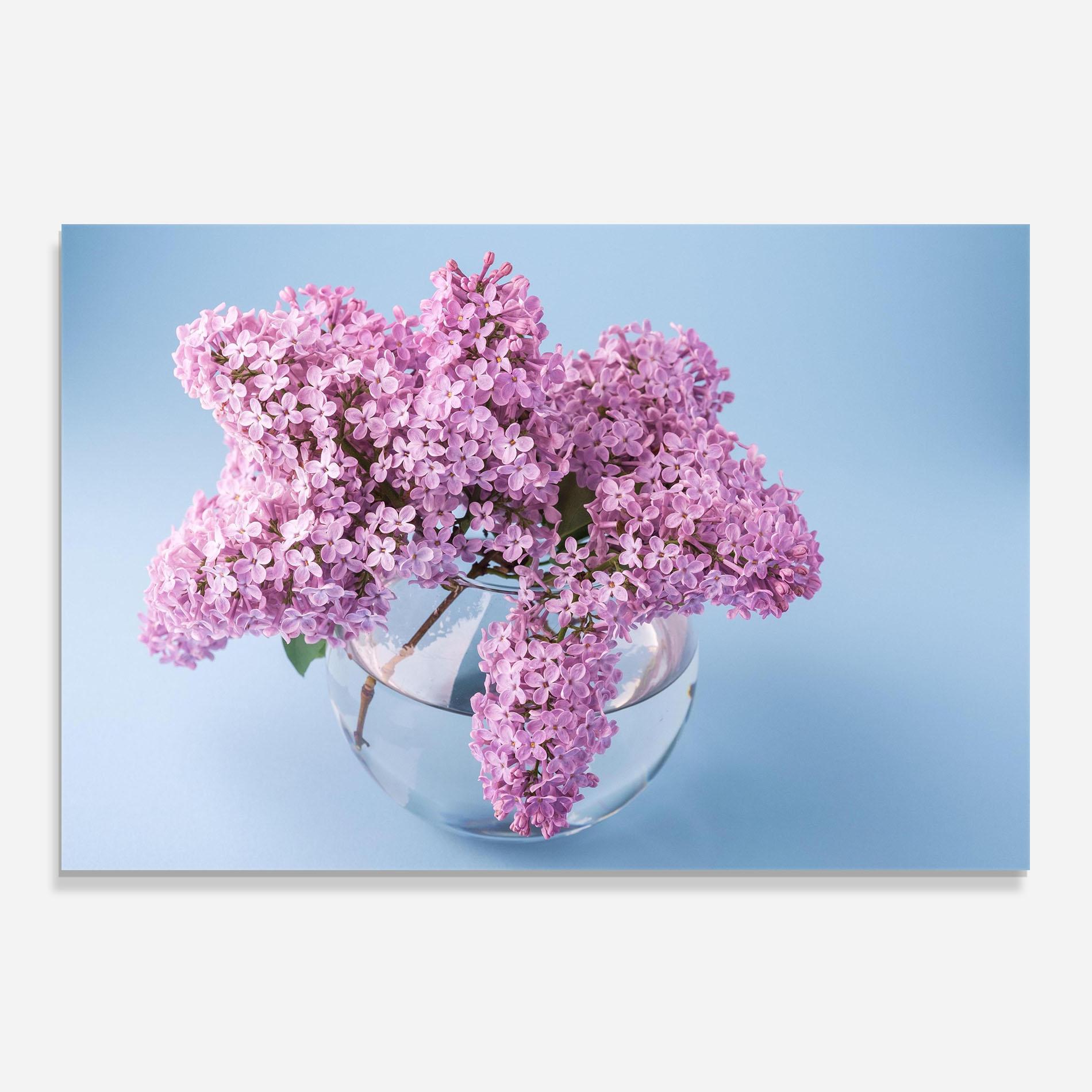Panou Sticla Bucatarie Lilac Flower mockup 0