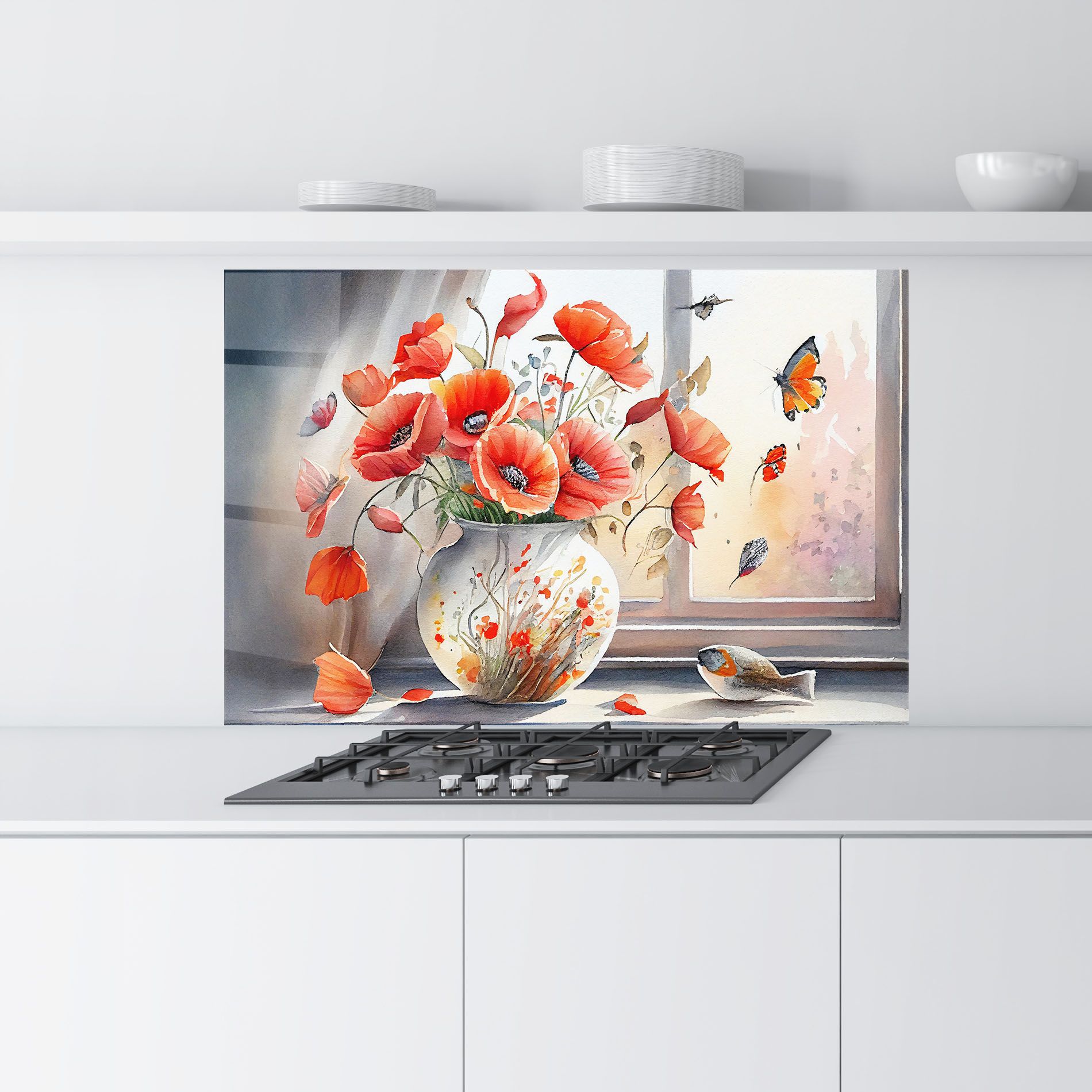 Poppies Vase mockup 9