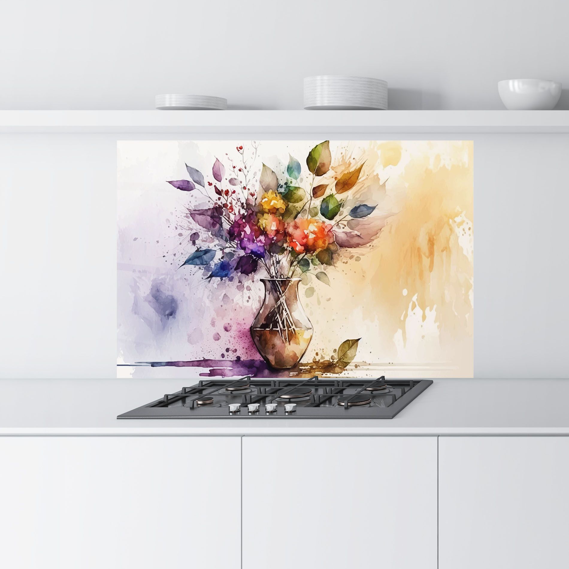 Purple Orange Vase mockup 9