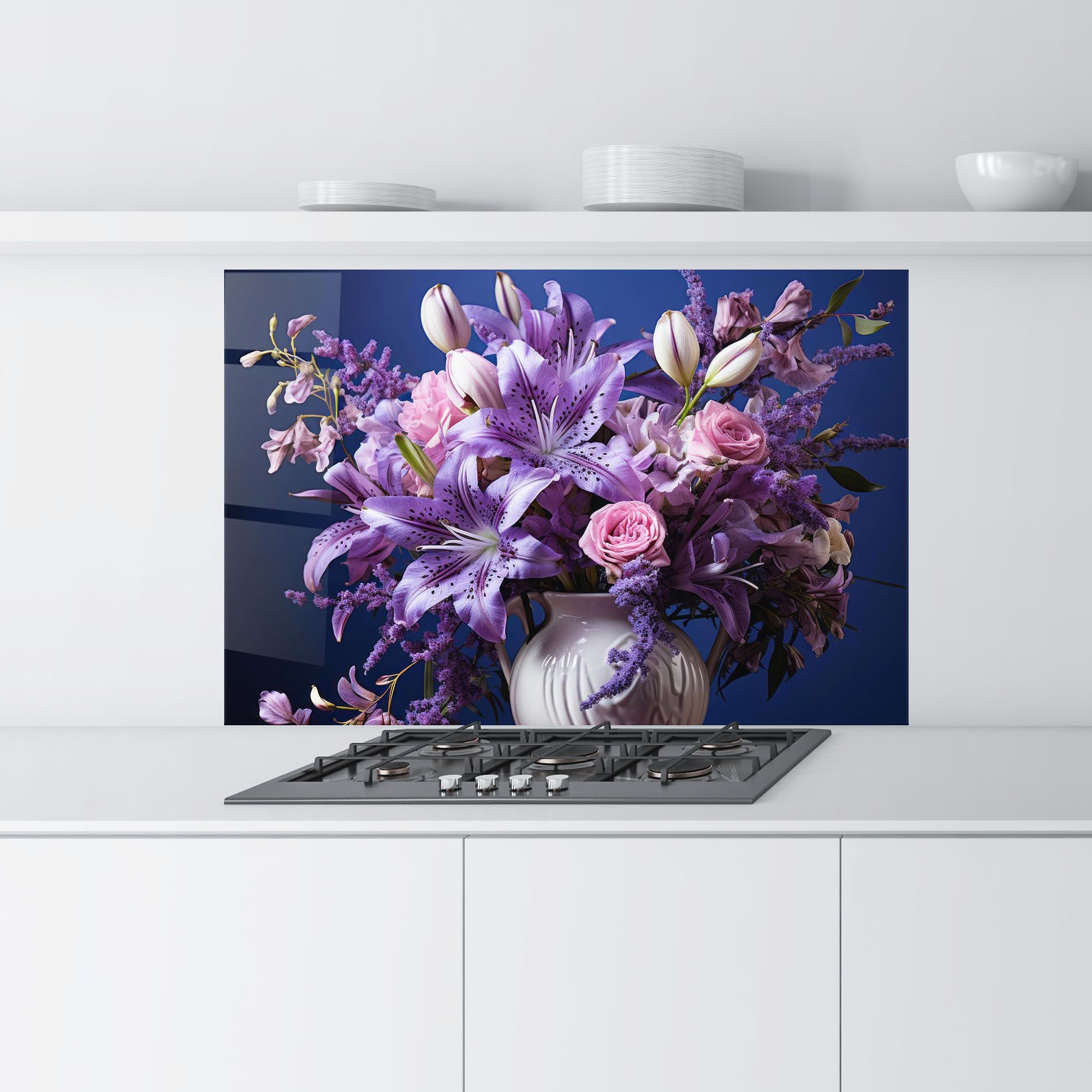 Vase Purple Flower mockup 9