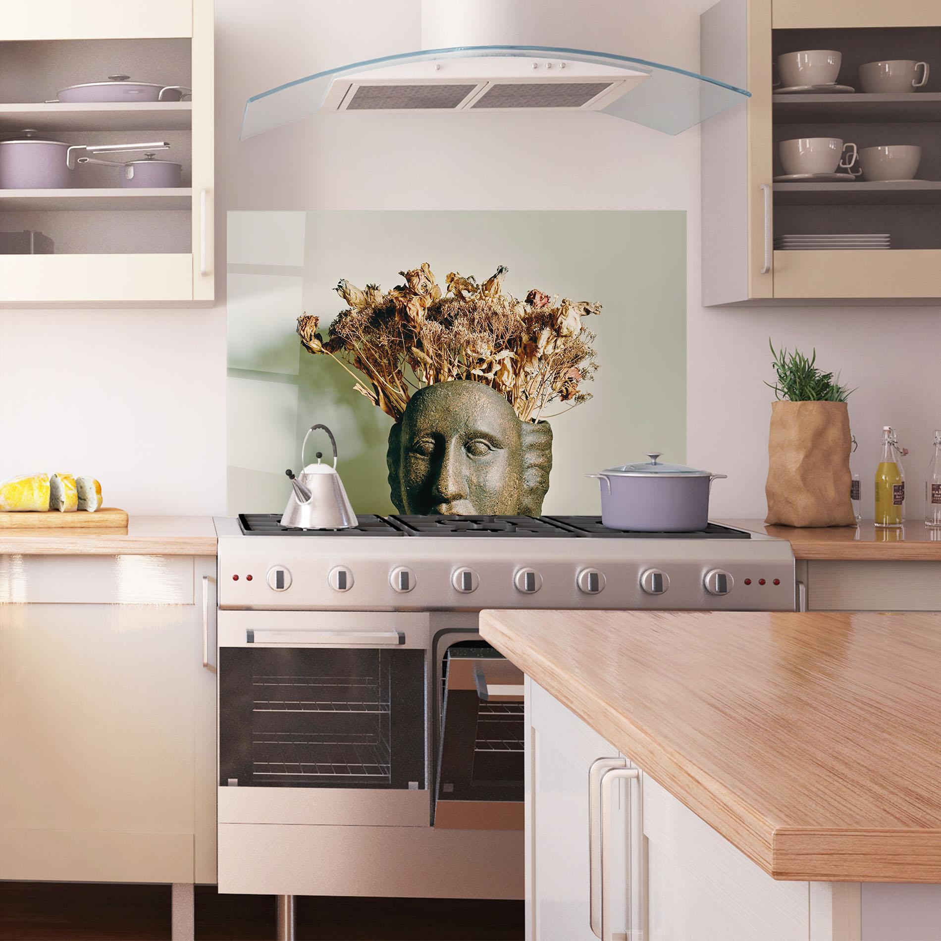 Panou Sticla Bucatarie Face Vase mockup 1