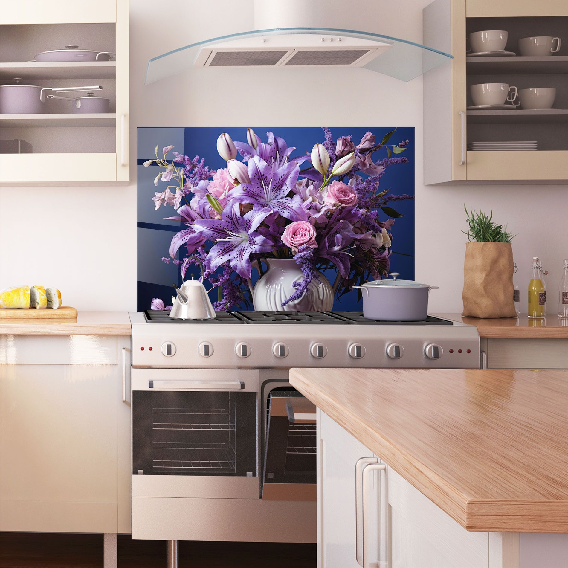 Vase Purple Flower mockup 1