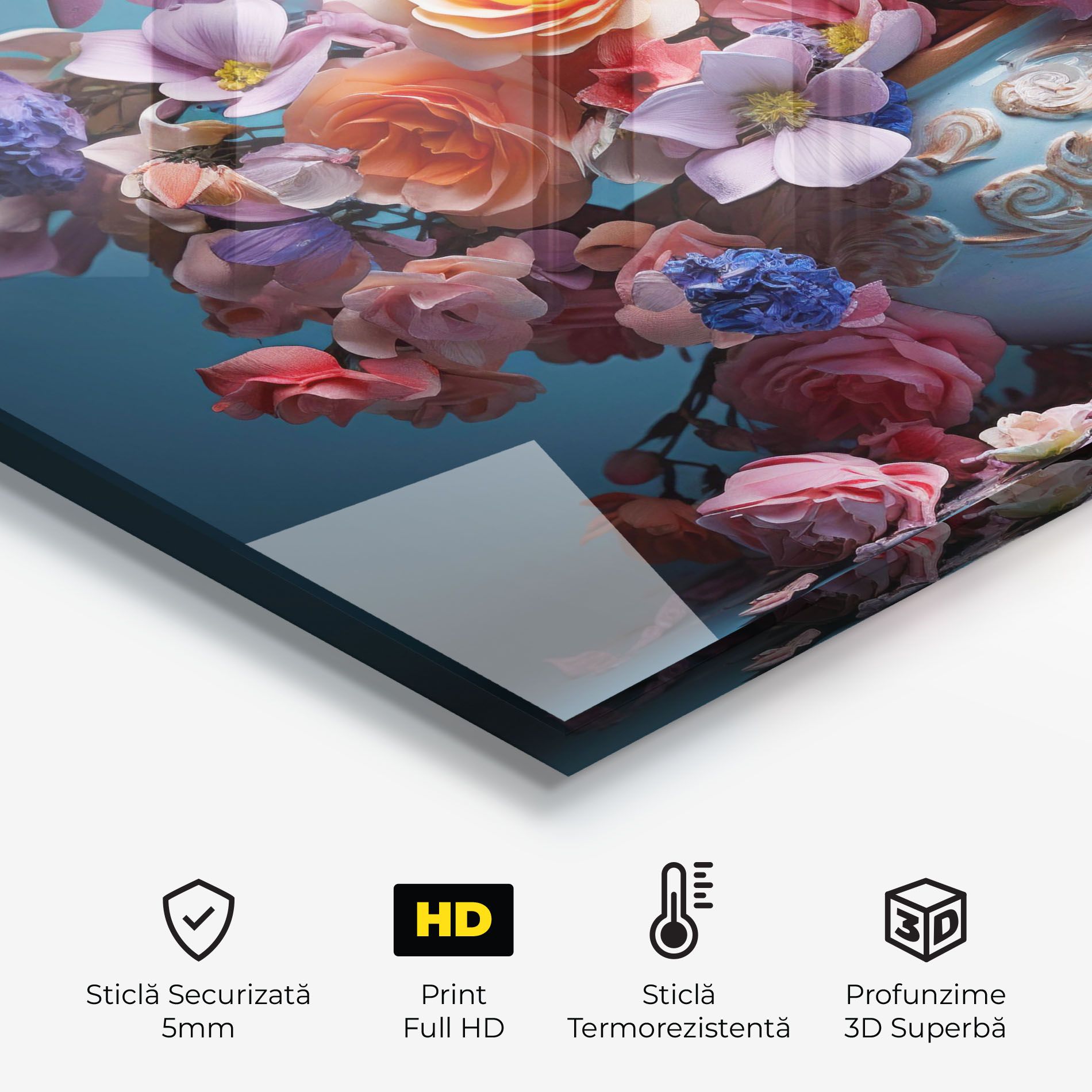 Blue Vase Flowers mockup 2