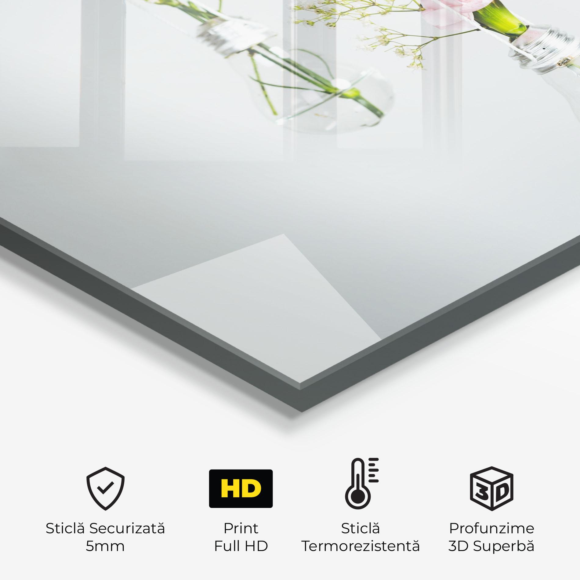 Panou Sticla Bucatarie Floating Vase mockup 2