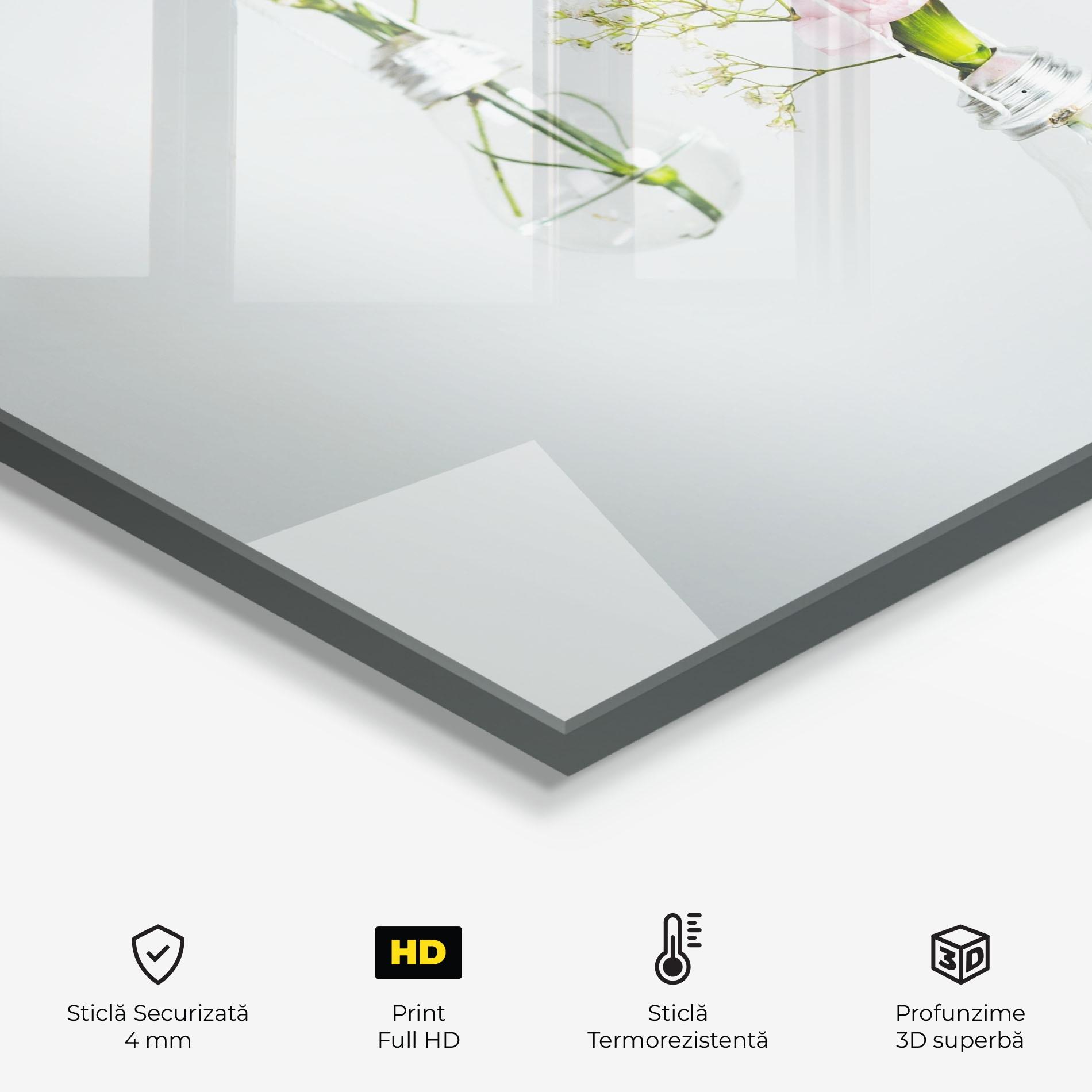 Panou Sticla Bucatarie Floating Vase mockup 2