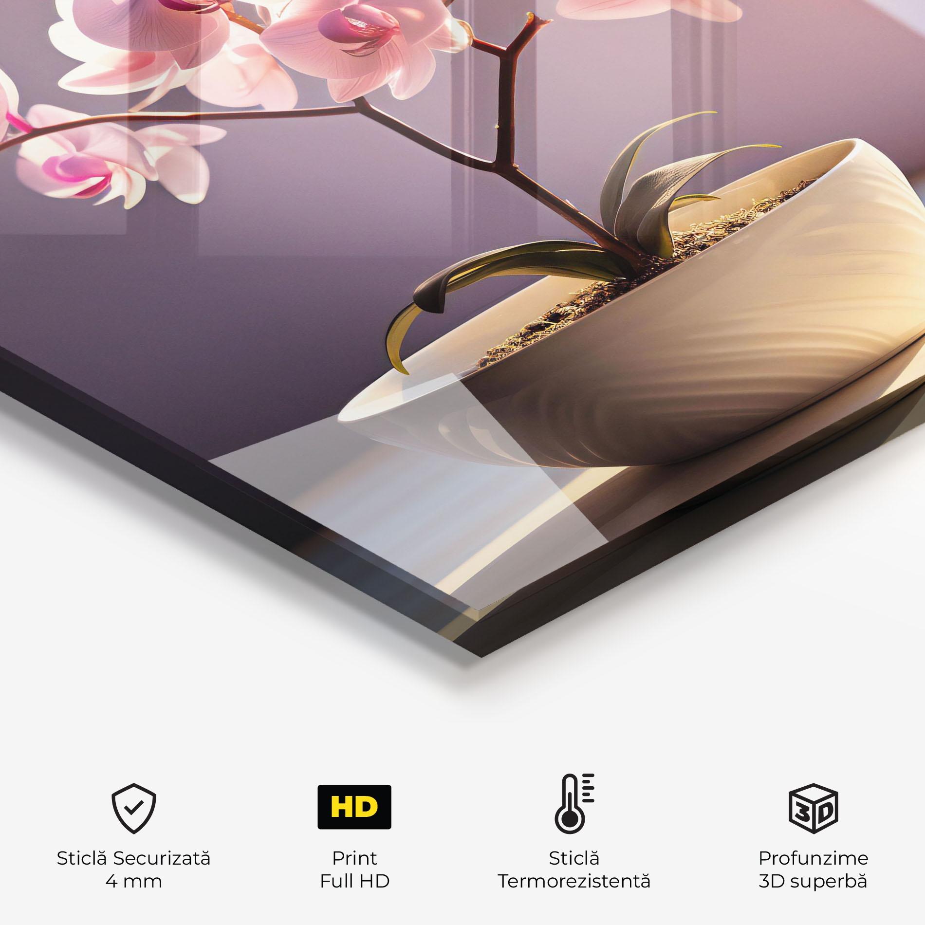 Panou Sticla Bucatarie Window Vase mockup 2