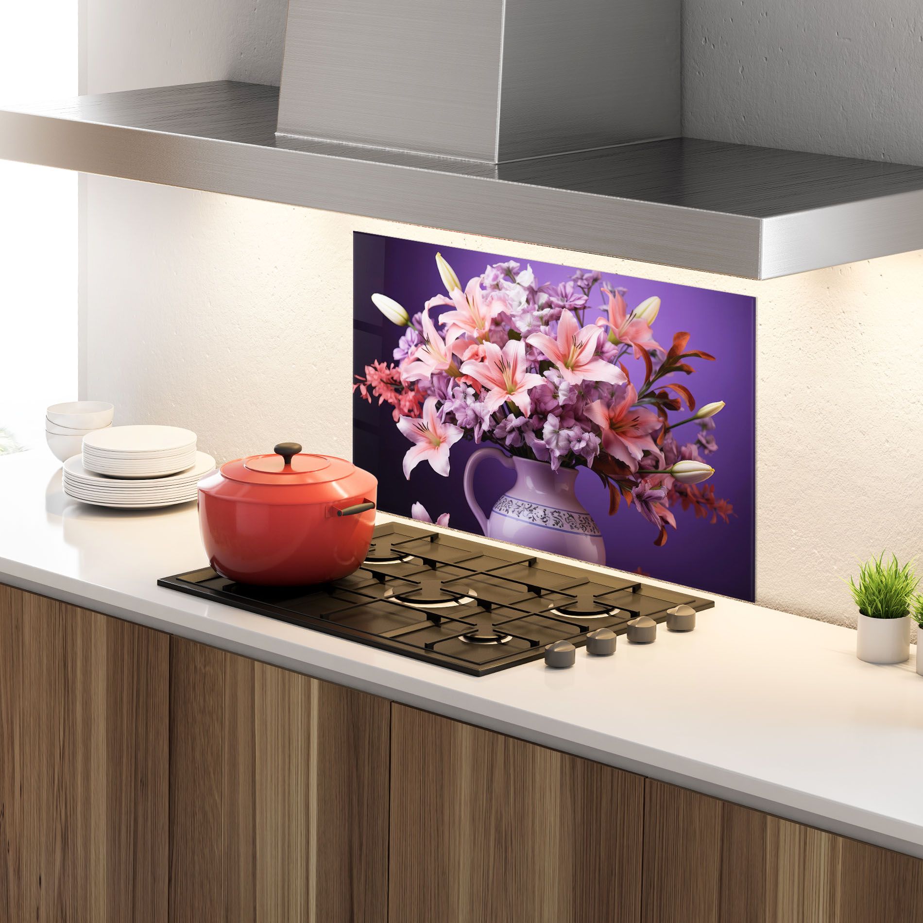 Cute Purple Vase mockup 4