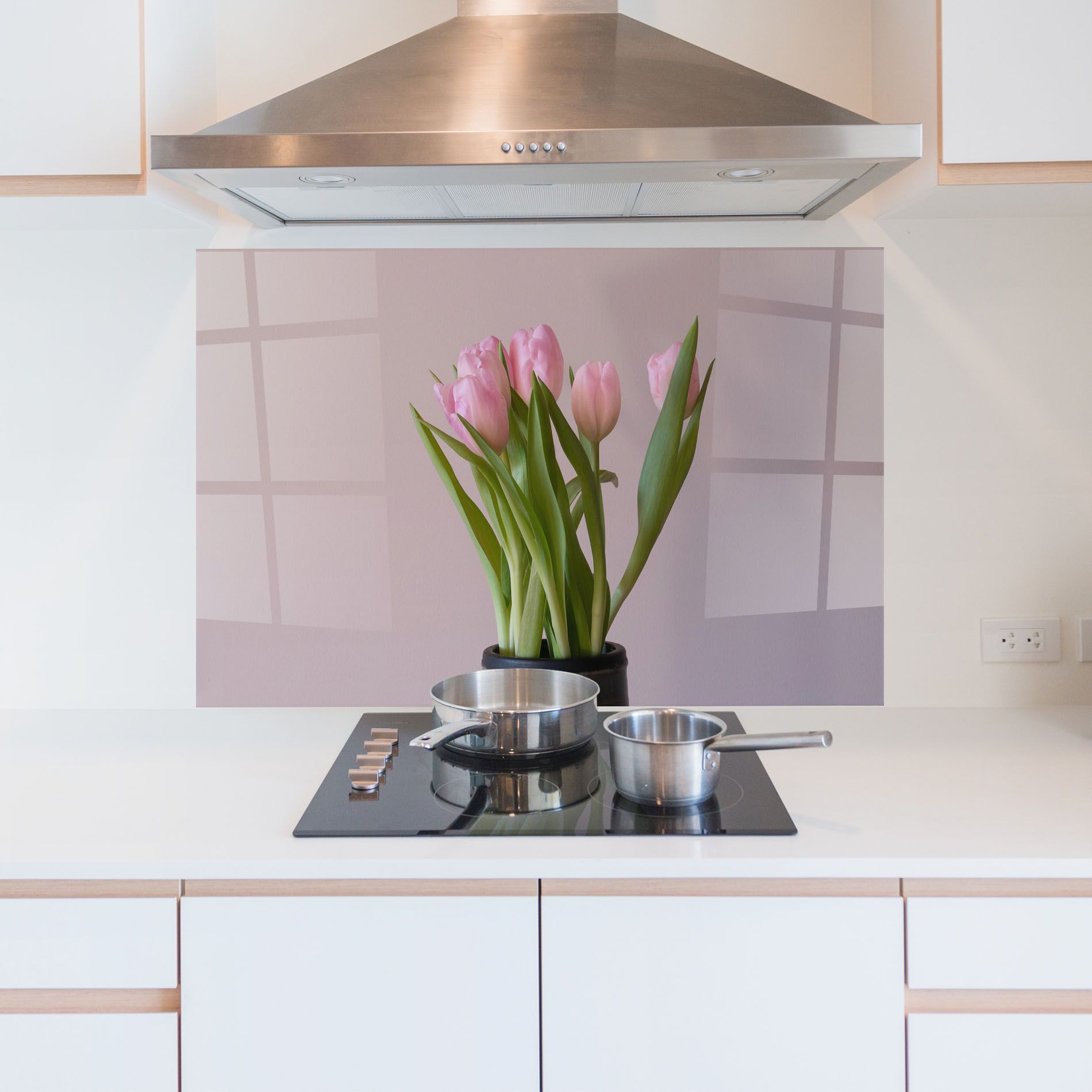 Pink Tulips Vase mockup 5