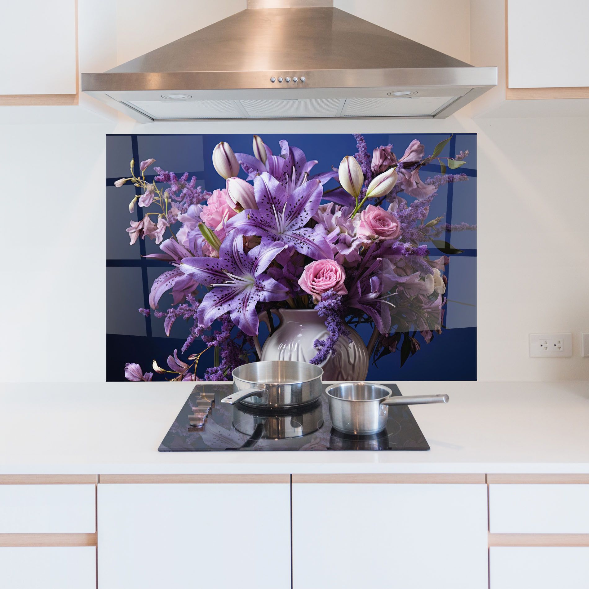 Vase Purple Flower mockup 5