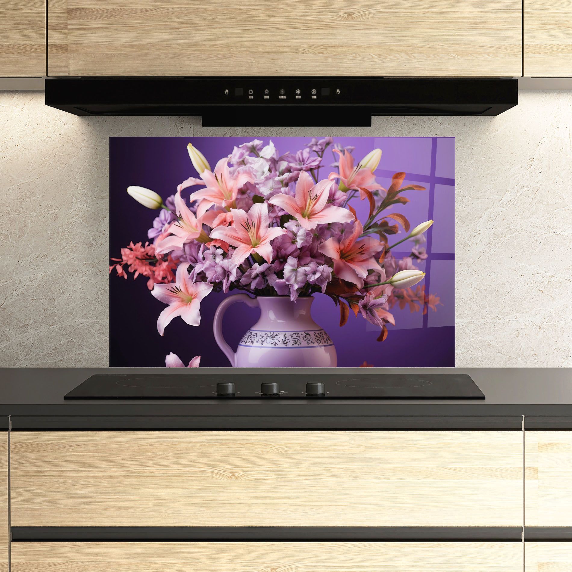 Cute Purple Vase mockup 3