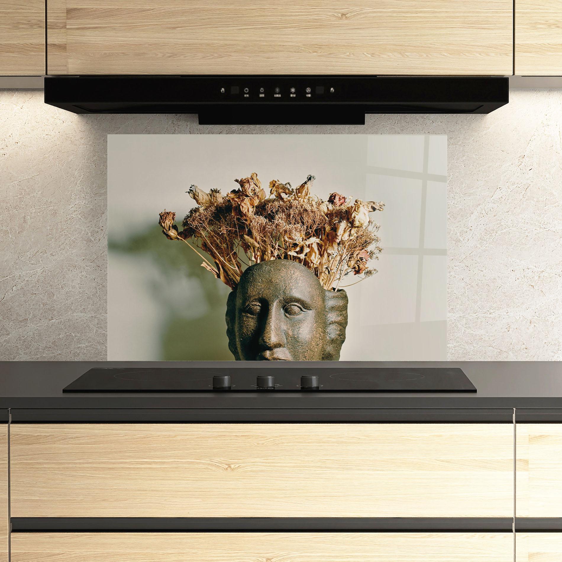 Panou Sticla Bucatarie Face Vase mockup 3