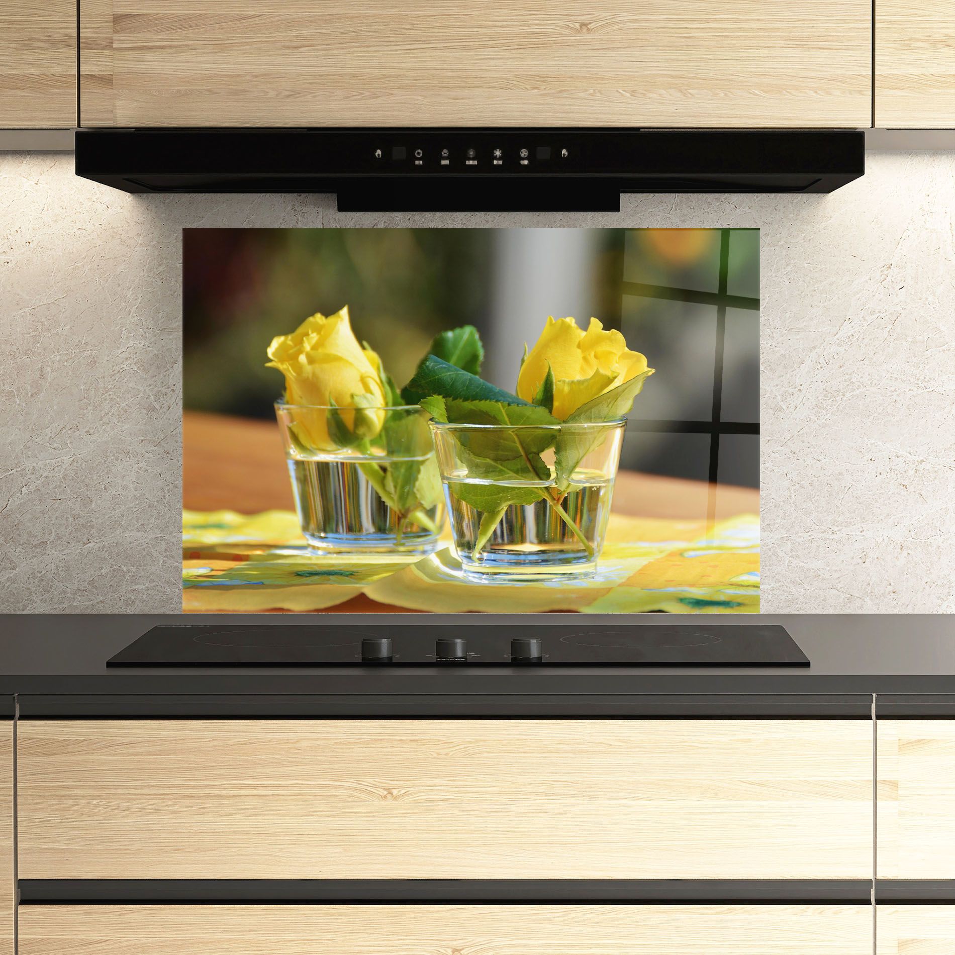 Rose Yellow Vase mockup 3