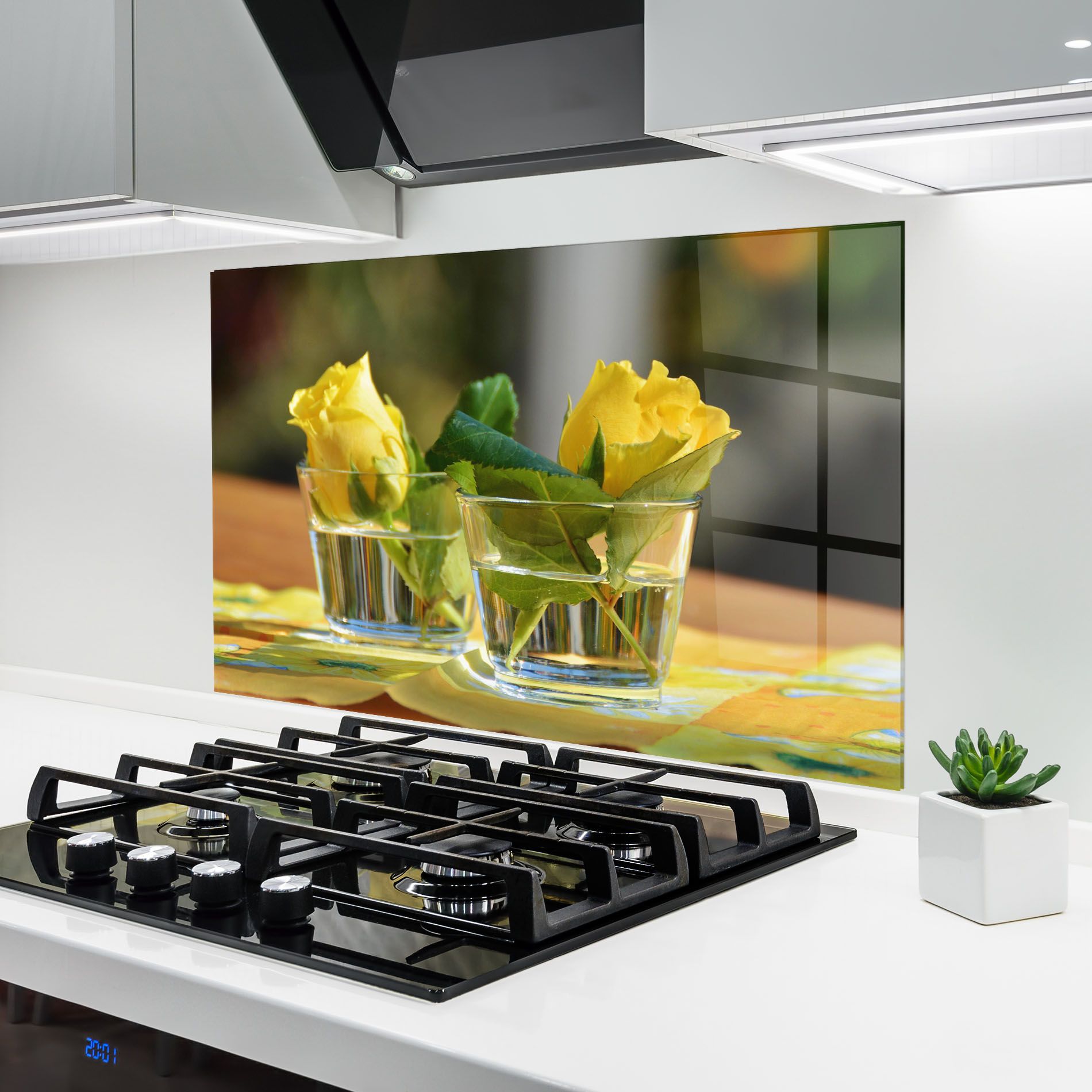 Rose Yellow Vase mockup 6