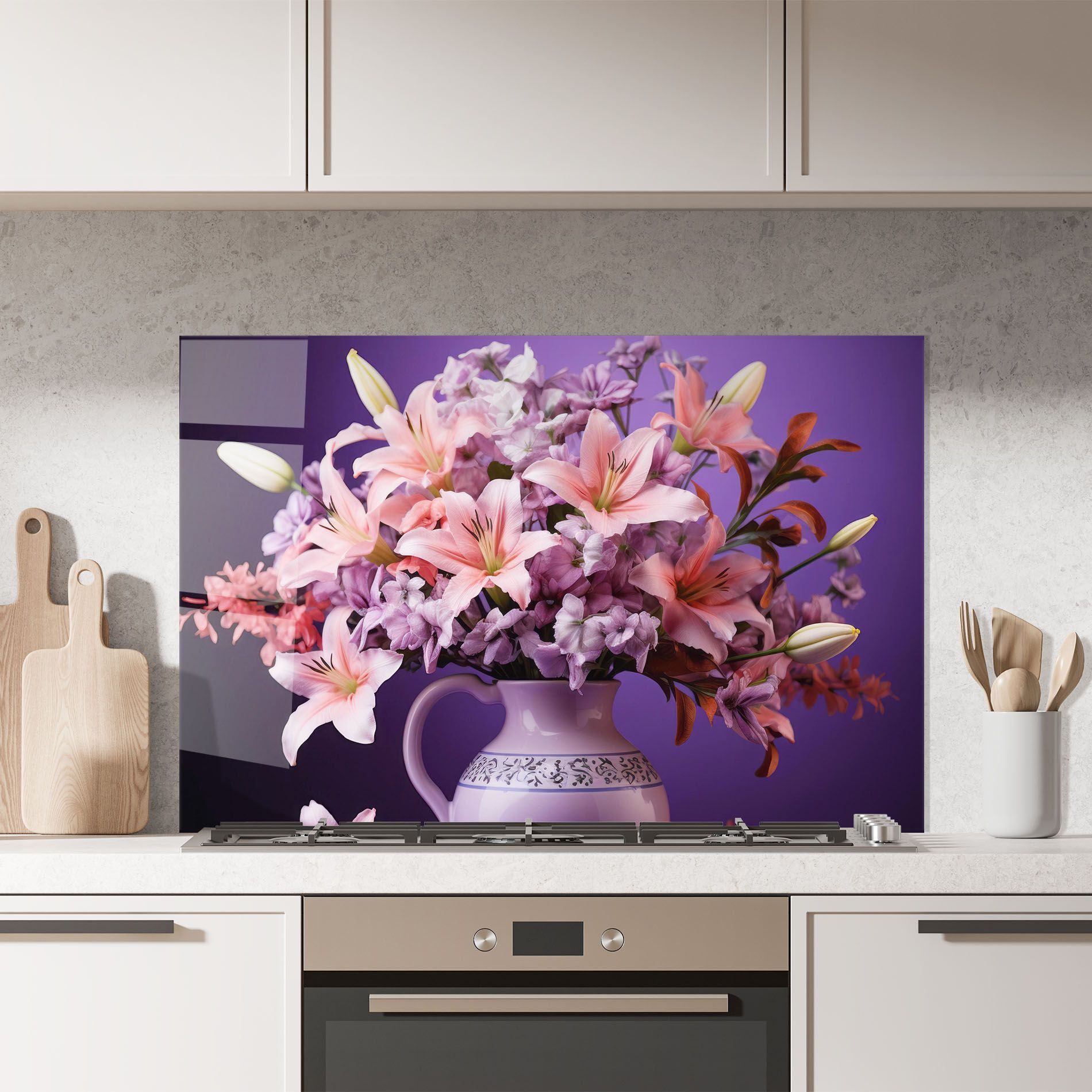 Cute Purple Vase mockup 7