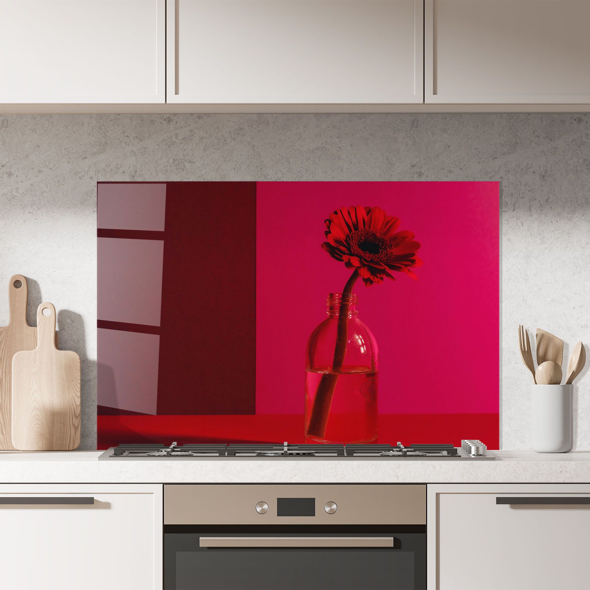 Red Light Vase mockup 7