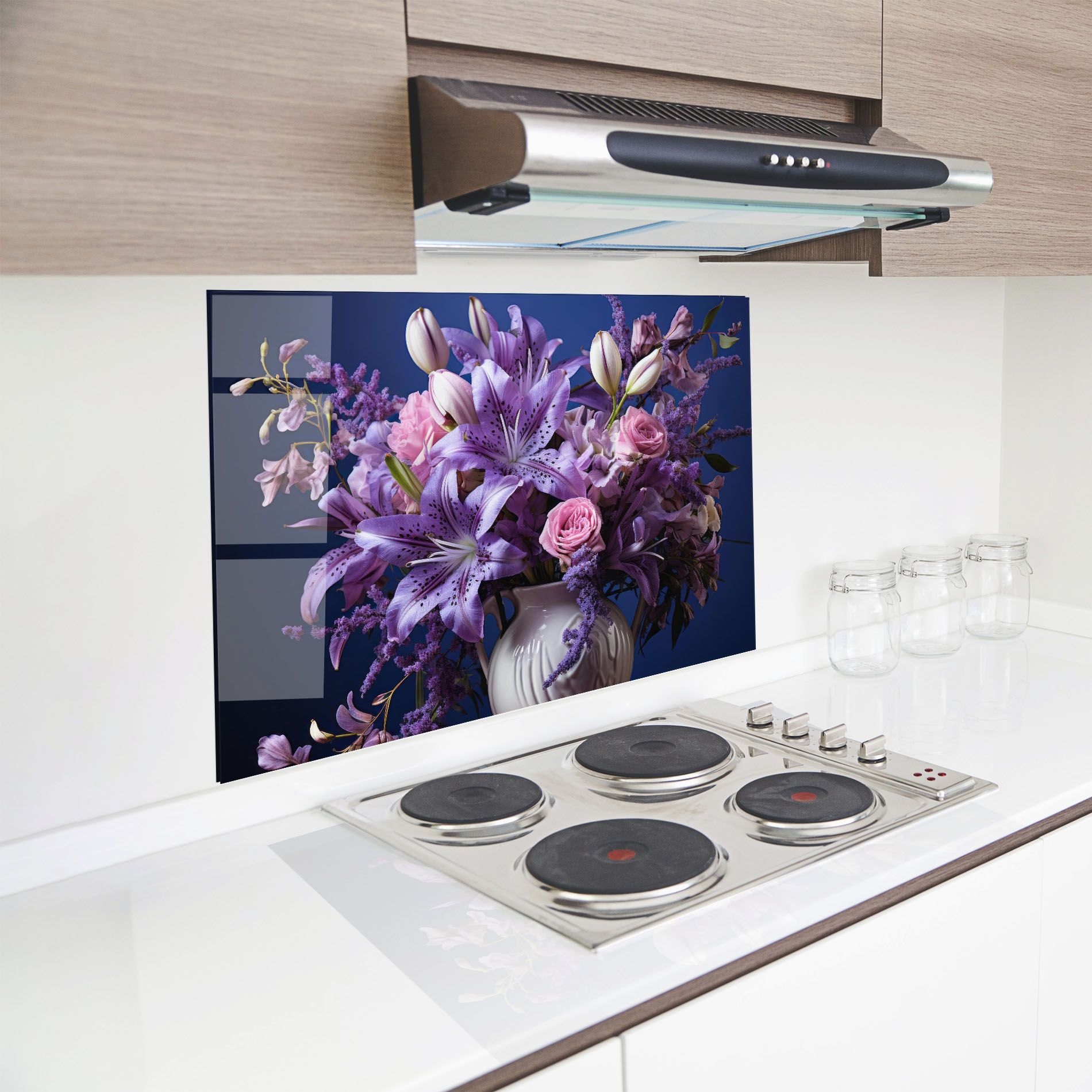 Vase Purple Flower mockup 8