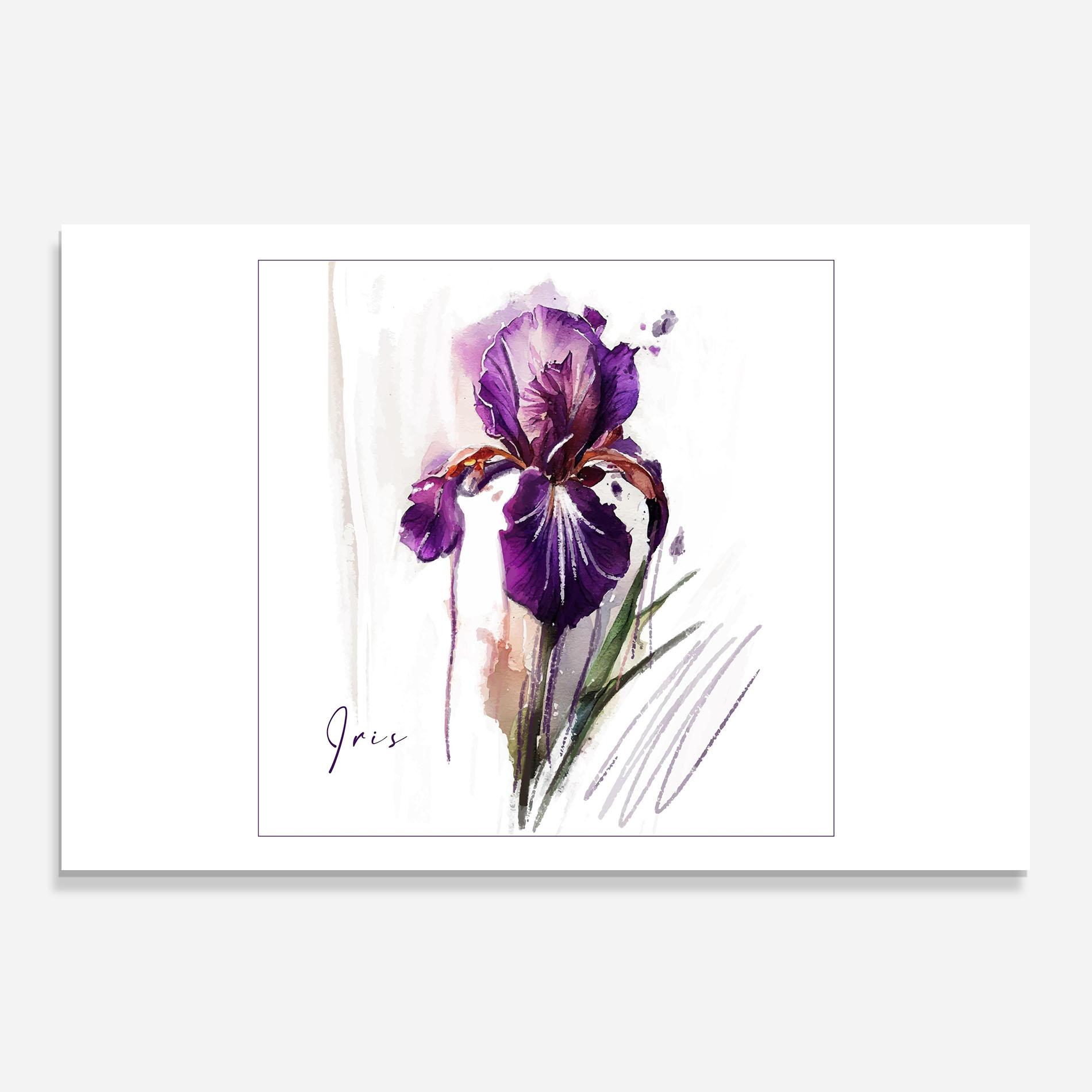 Panou Sticla Bucatarie Iris Art mockup 0