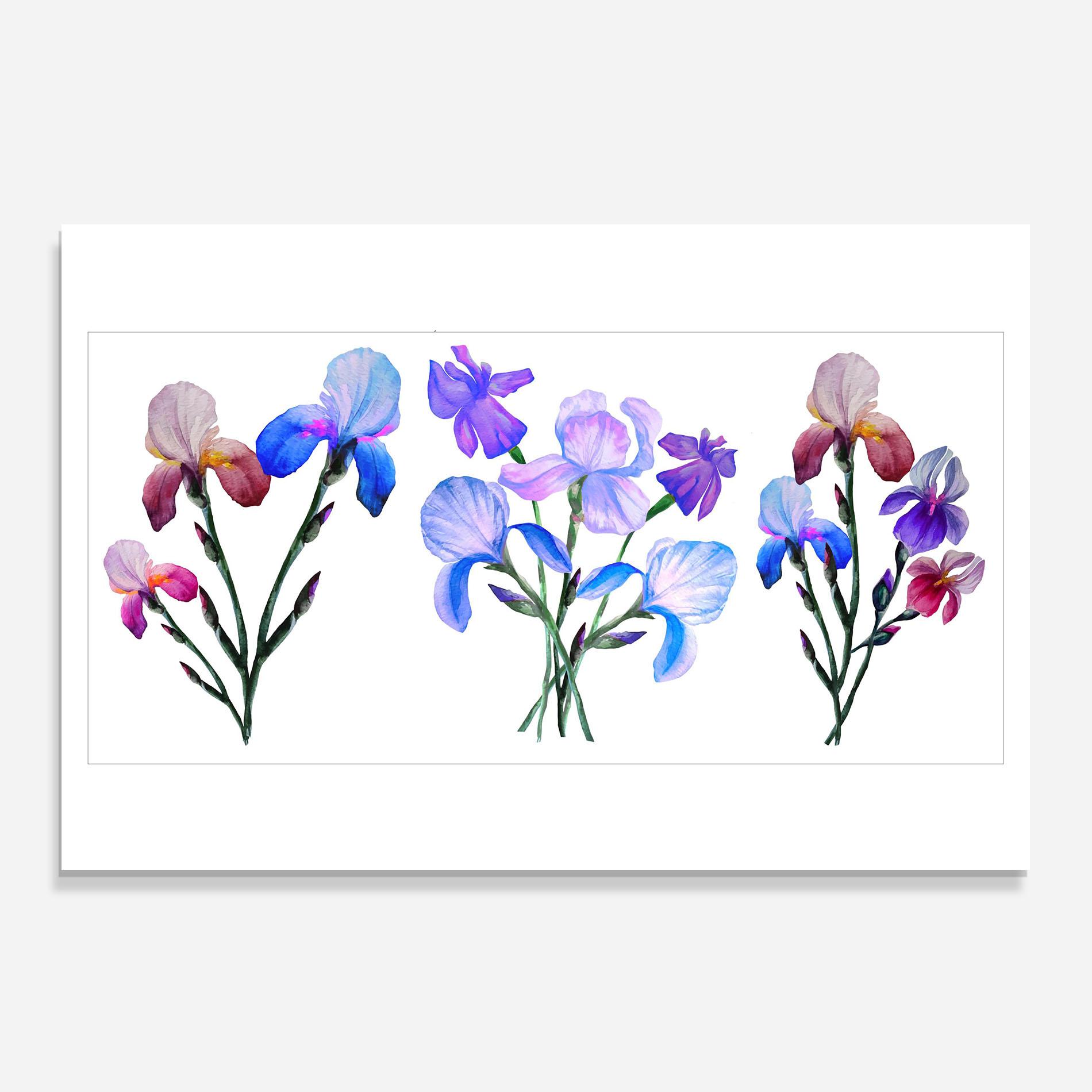 Panou Sticla Bucatarie Iris Set mockup 0