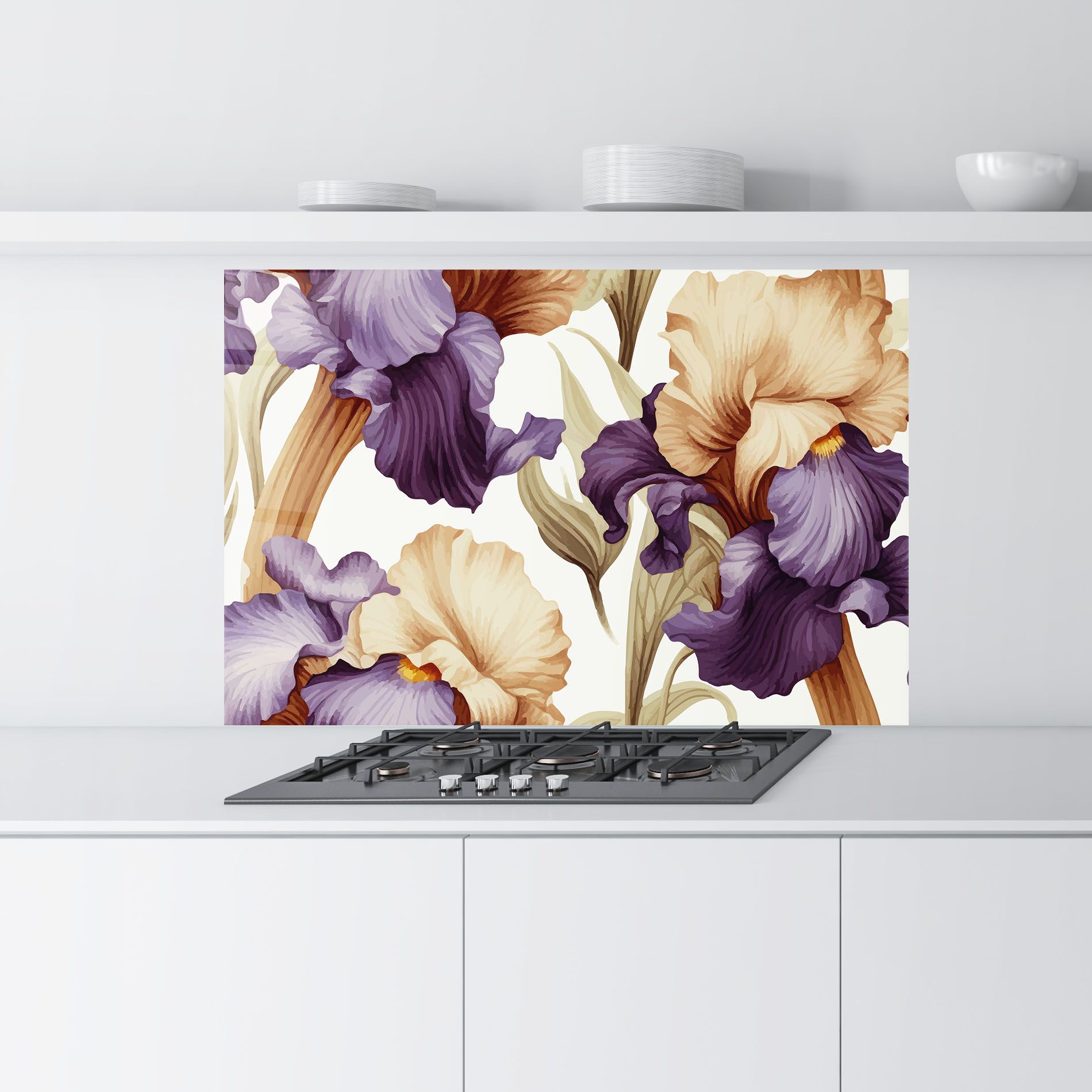 Cream Purple Iris mockup 9
