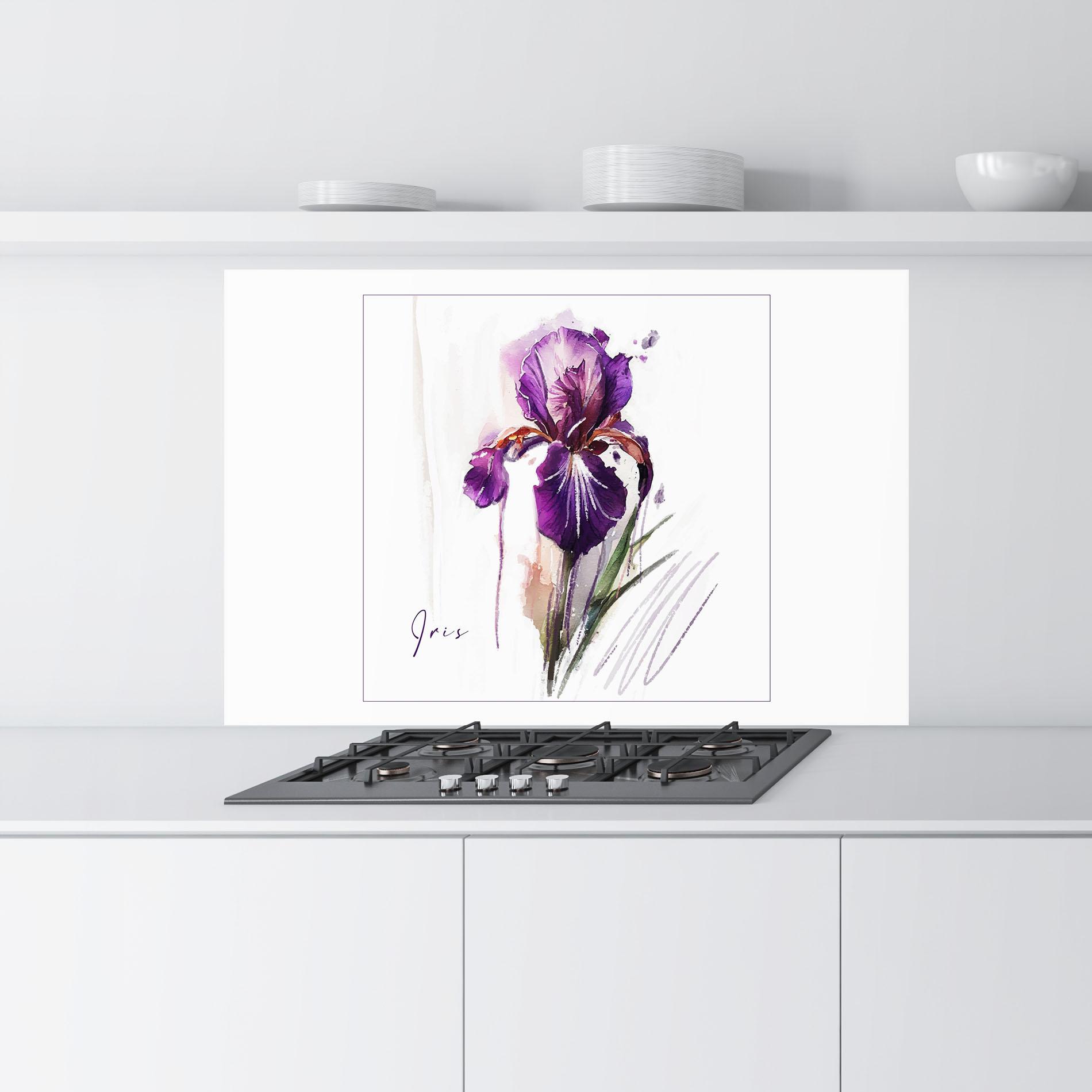 Panou Sticla Bucatarie Iris Art mockup 9