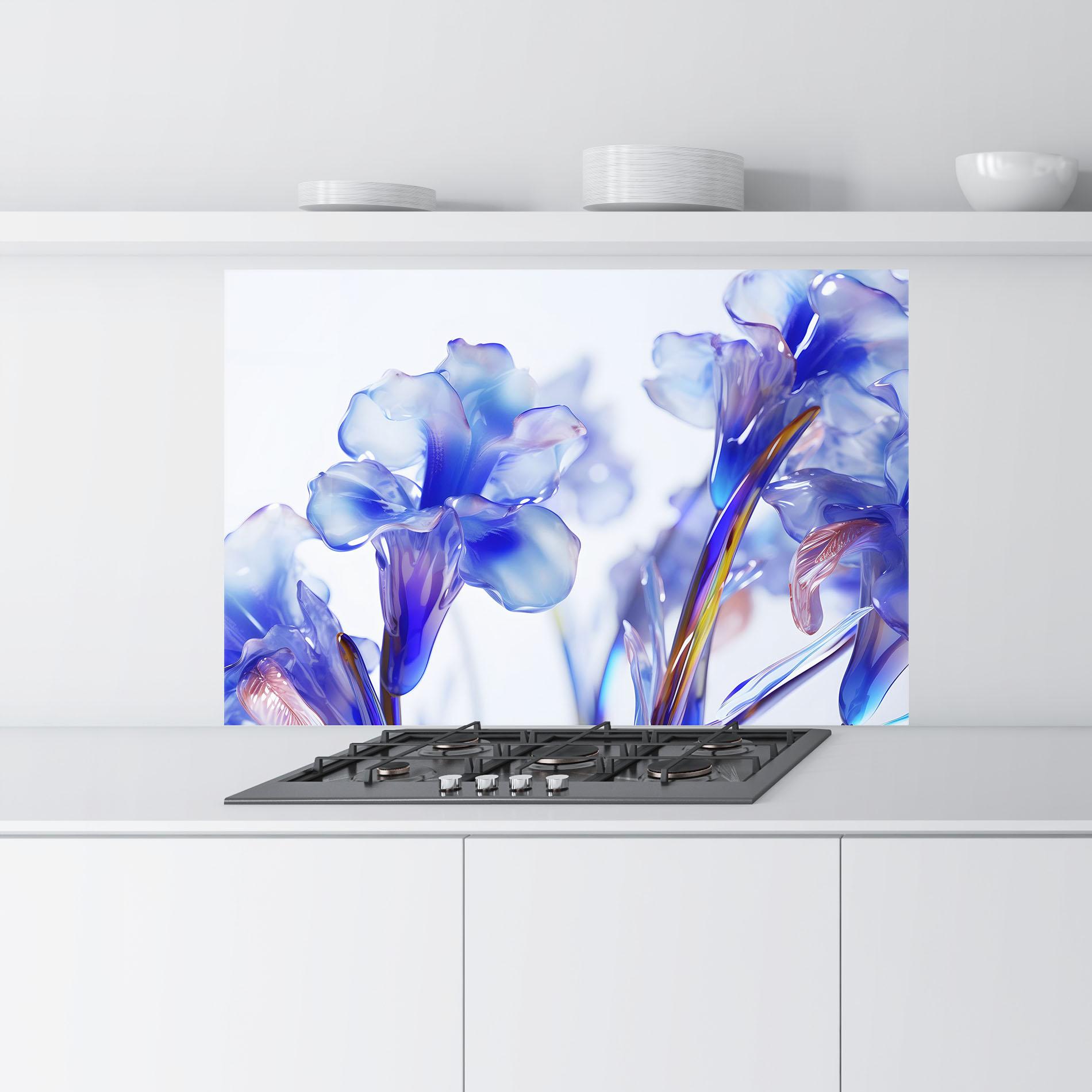 Panou Sticla Bucatarie Iris Glass mockup 9