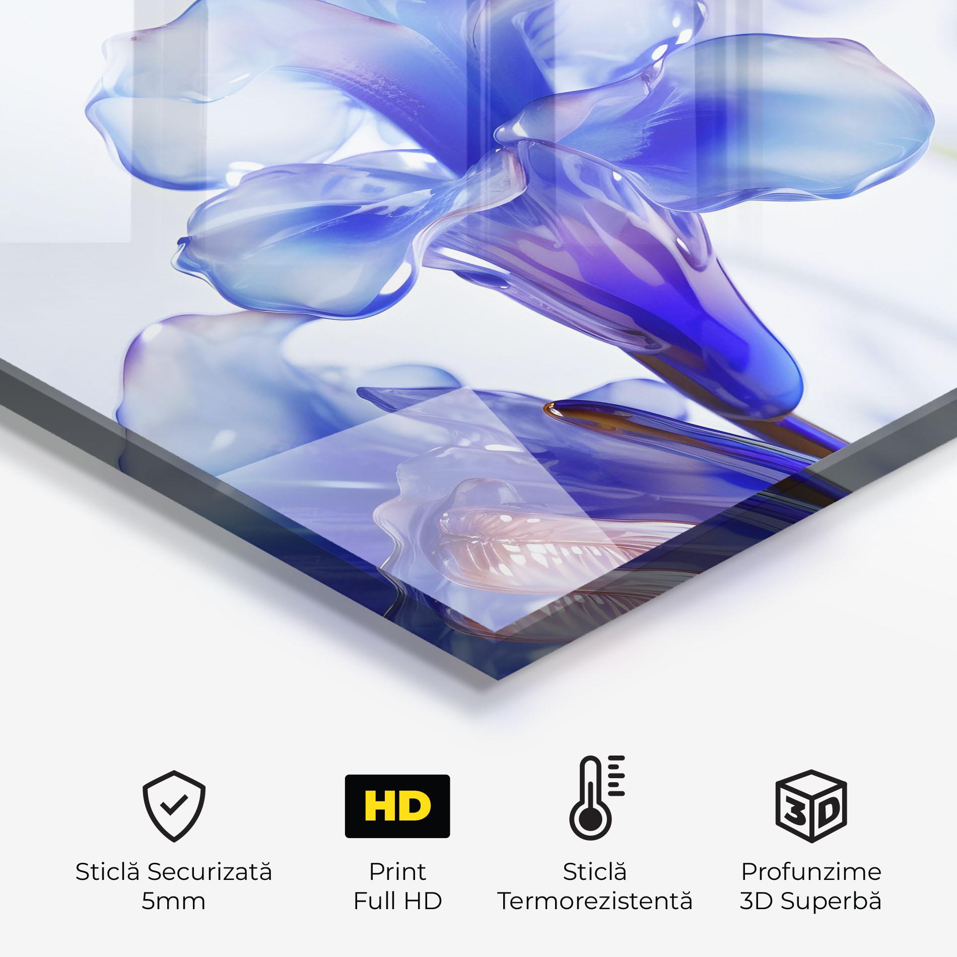 Panou Sticla Bucatarie Iris Glass mockup 2