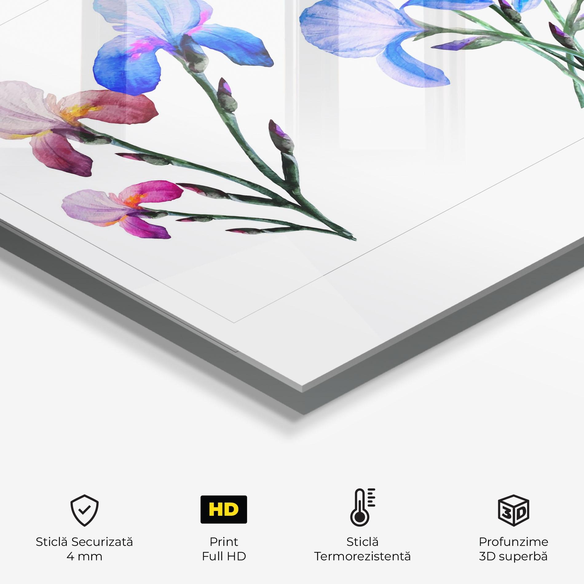 Panou Sticla Bucatarie Iris Set mockup 2