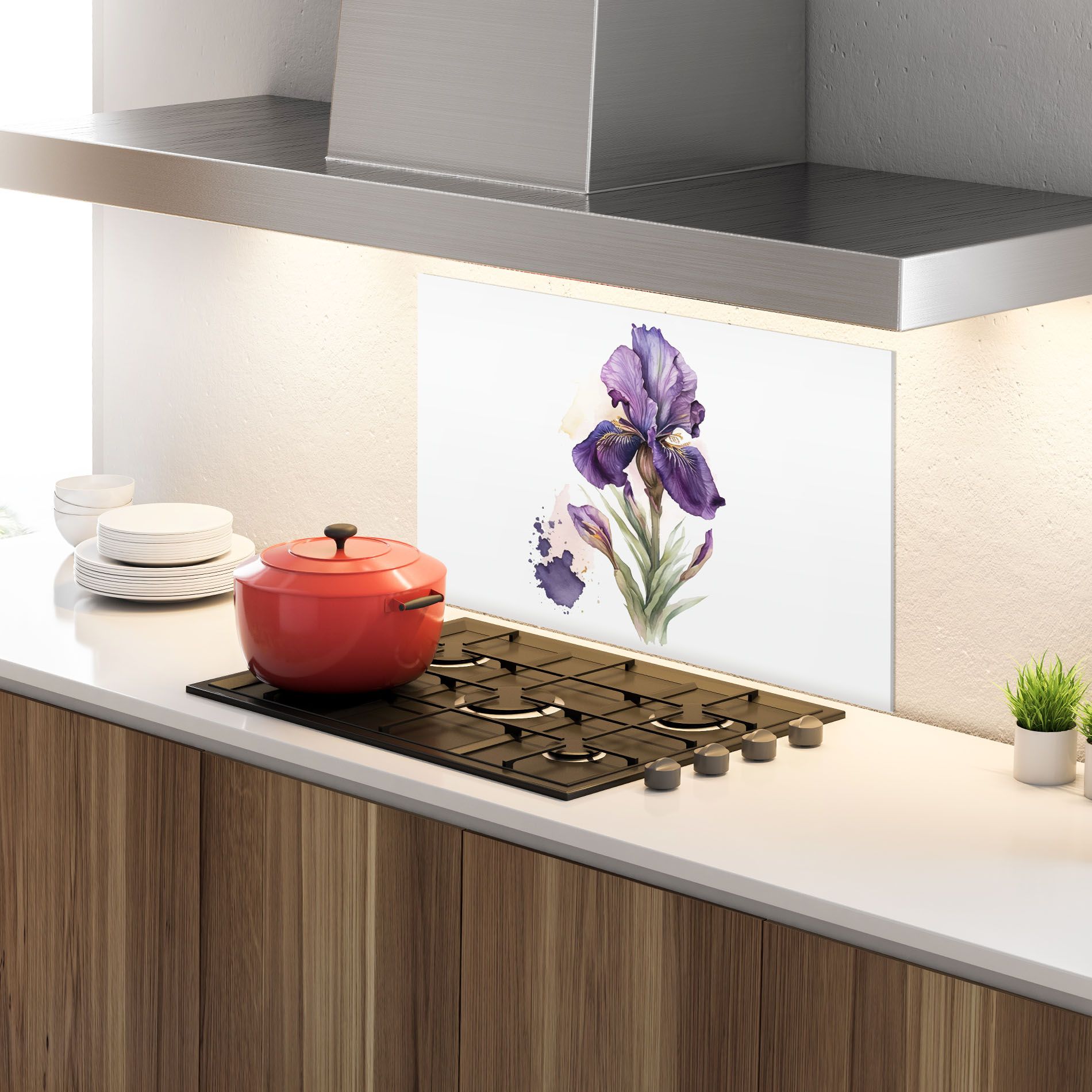 Beautiful Purple Iris mockup 4