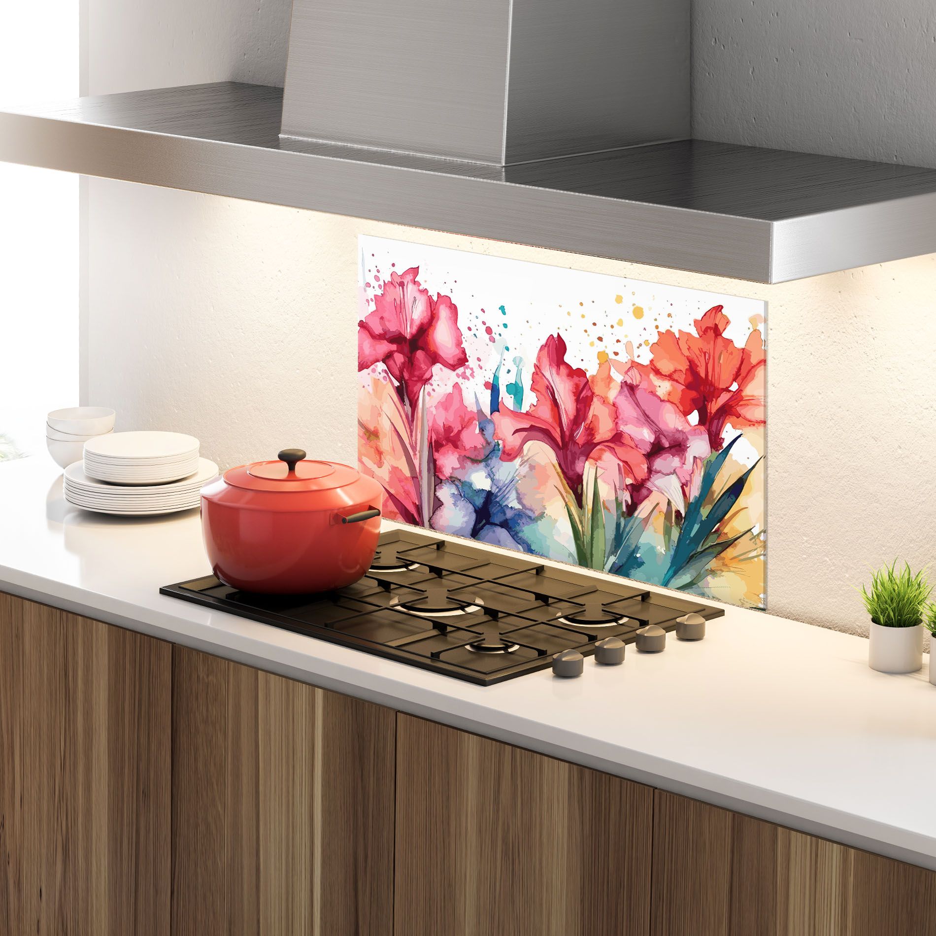 Pink Blue Iris mockup 4