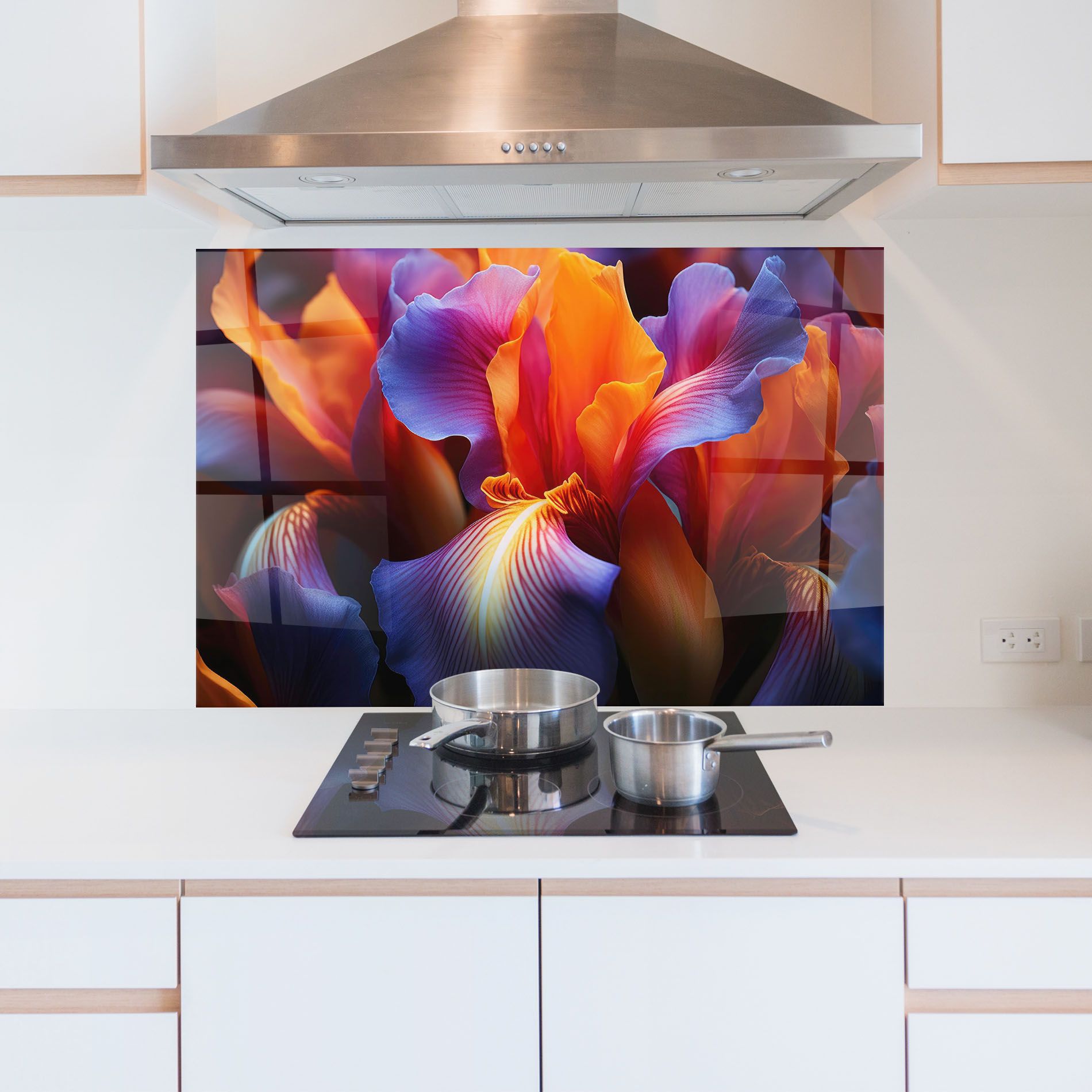 Orange Purple Iris mockup 5