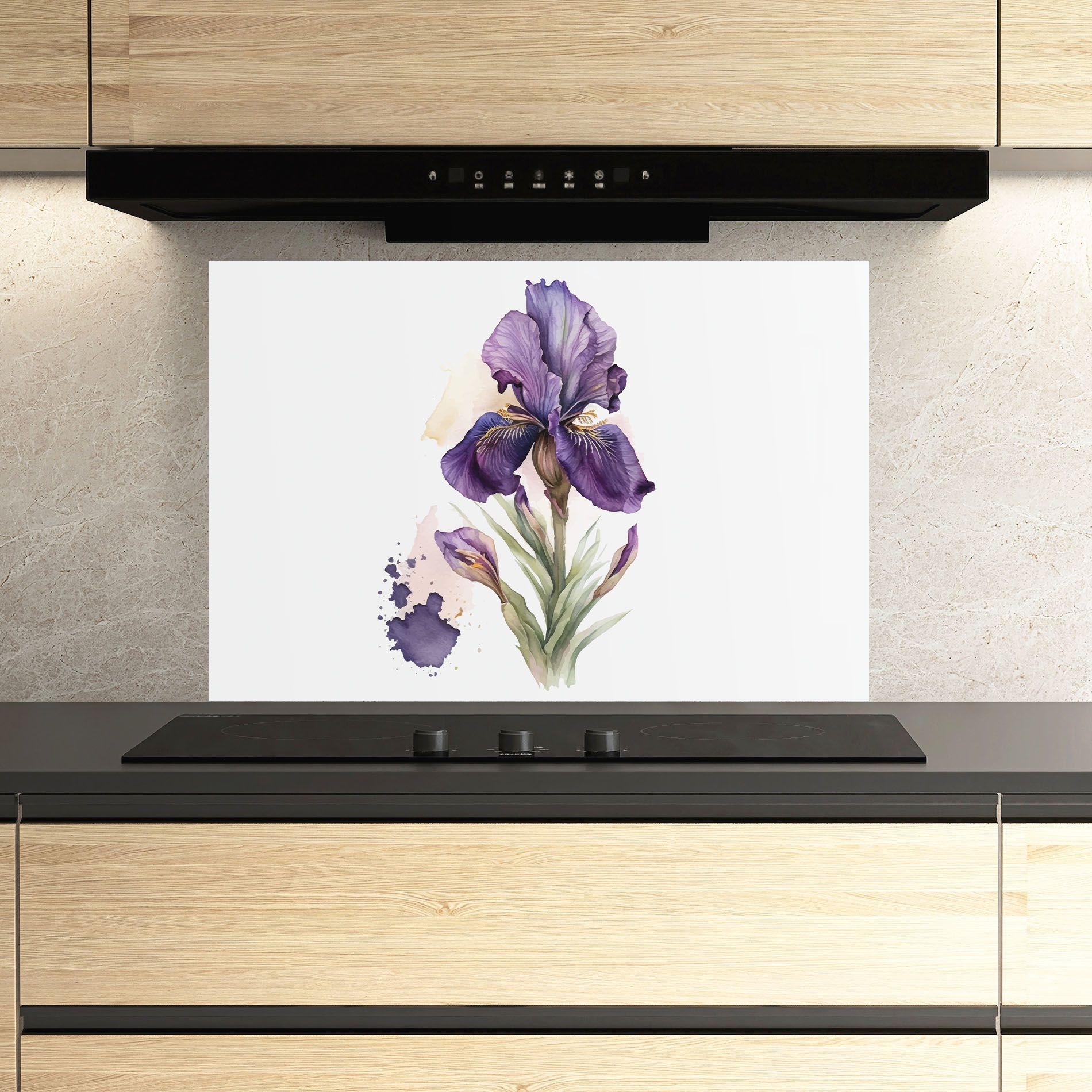 Beautiful Purple Iris mockup 3