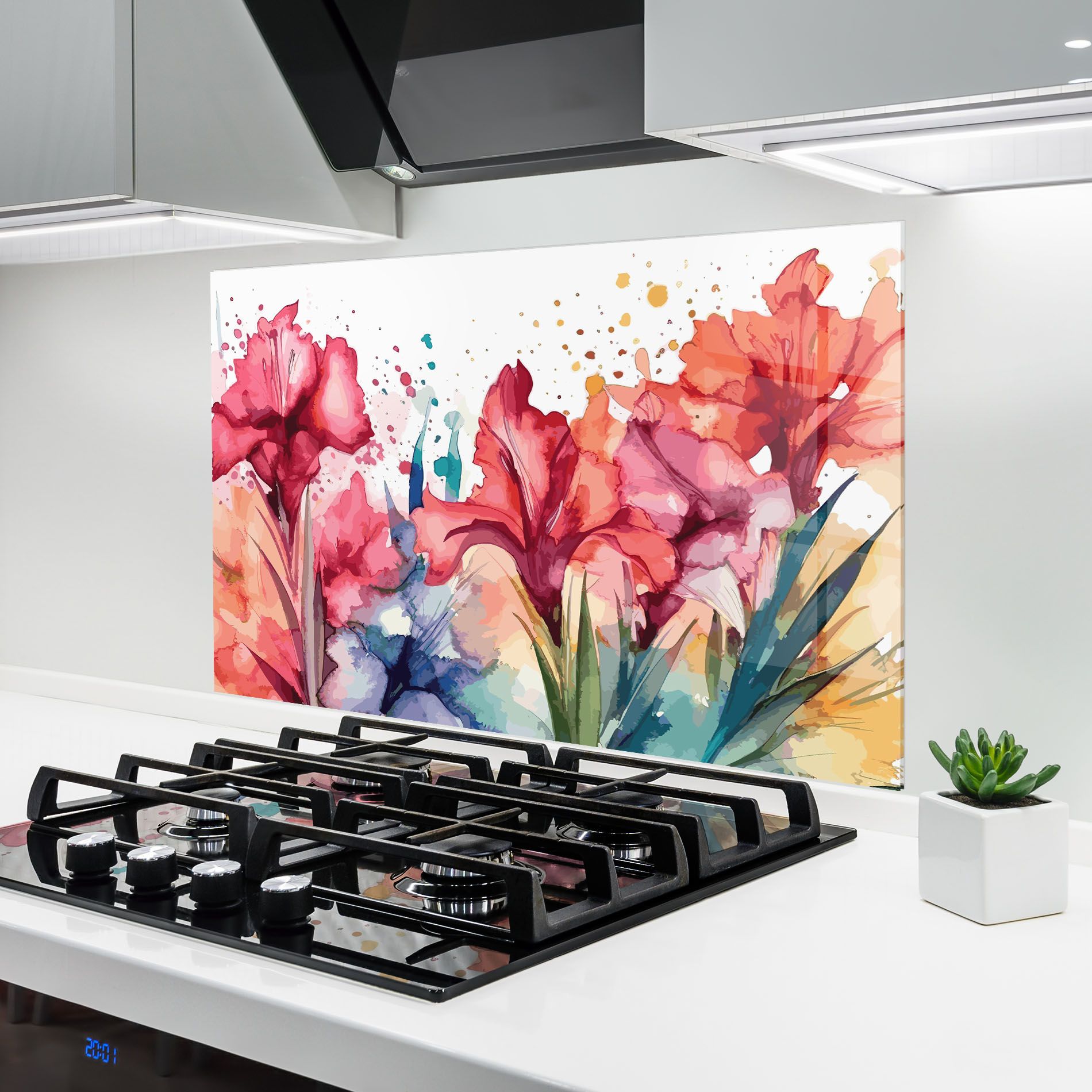 Pink Blue Iris mockup 6