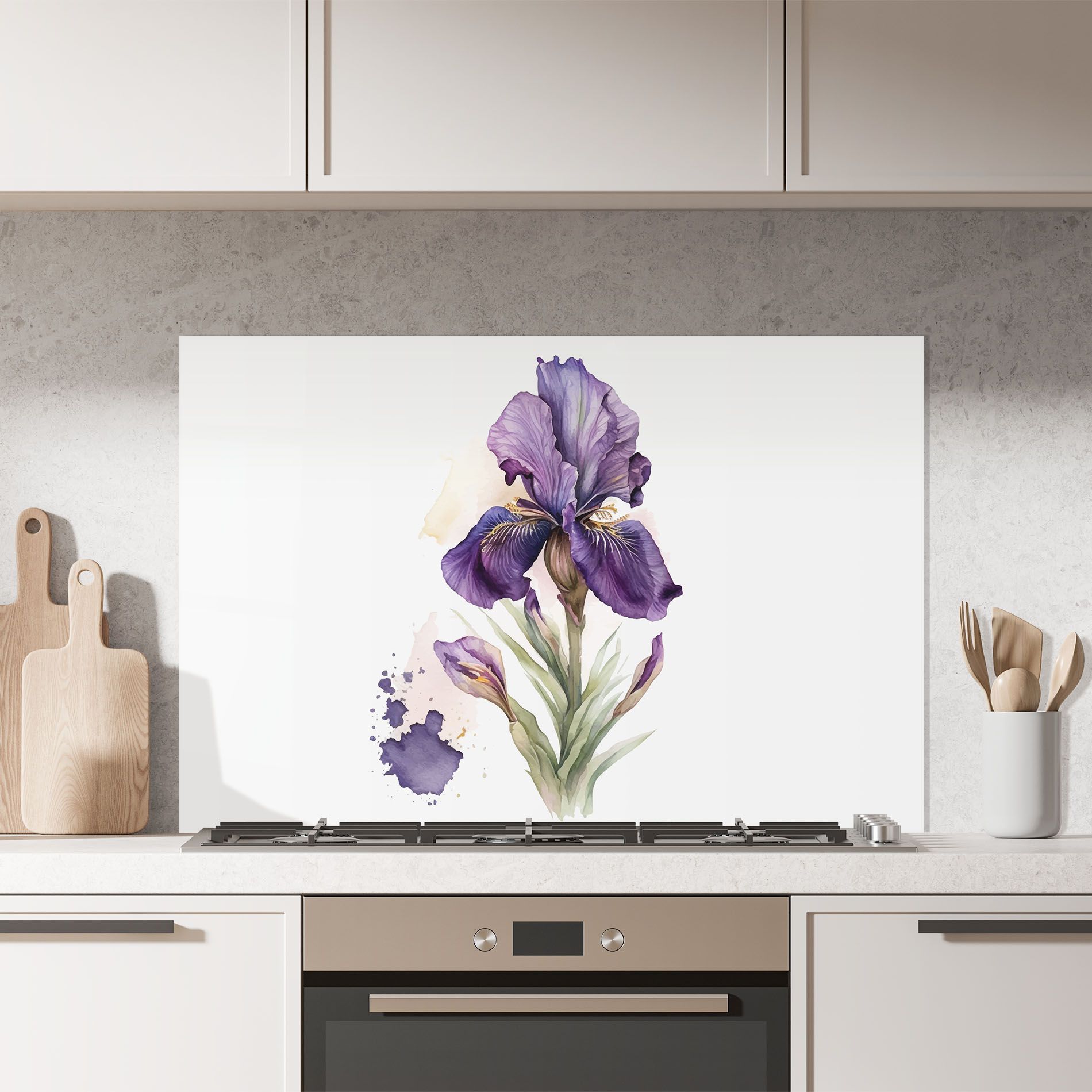 Beautiful Purple Iris mockup 7