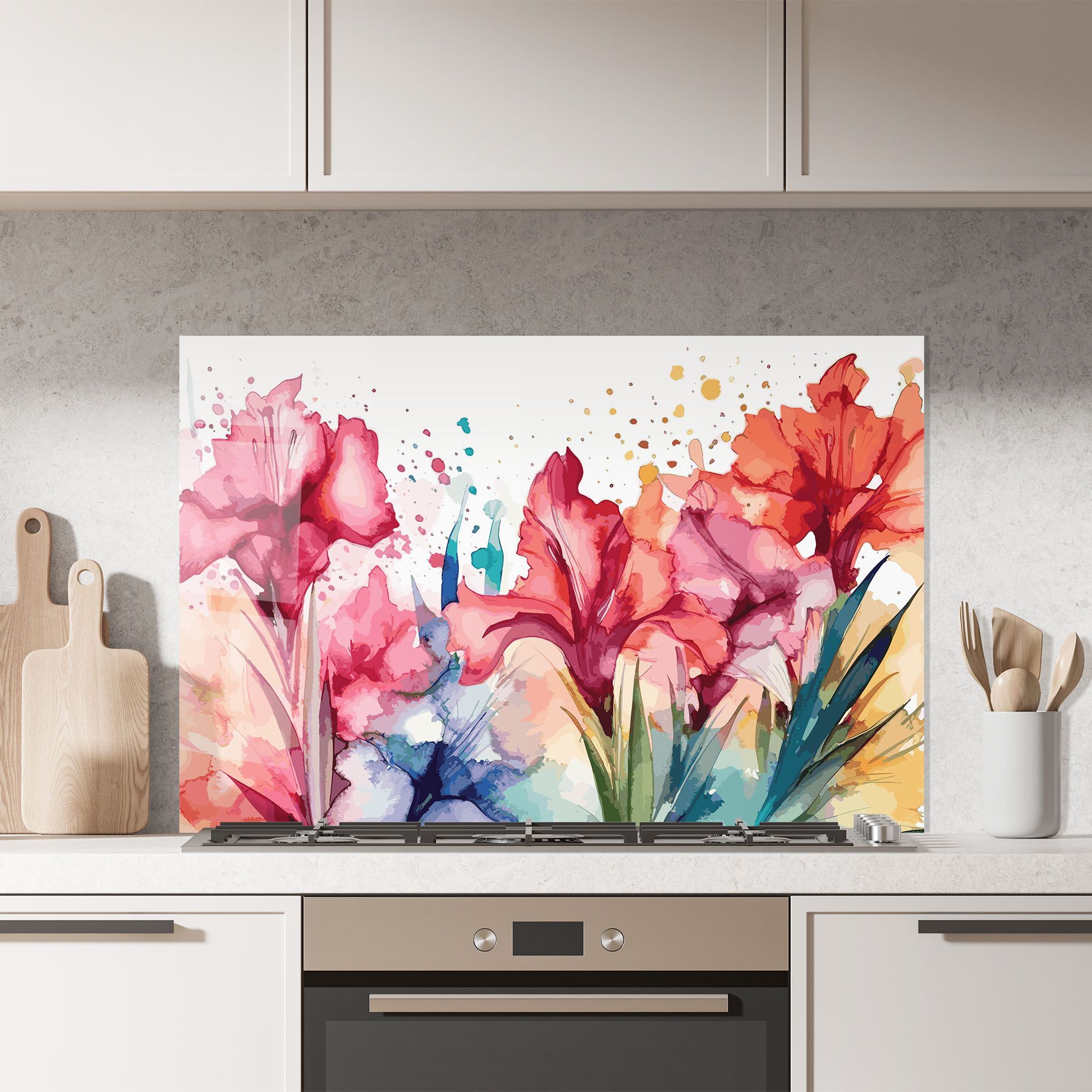 Pink Blue Iris mockup 7