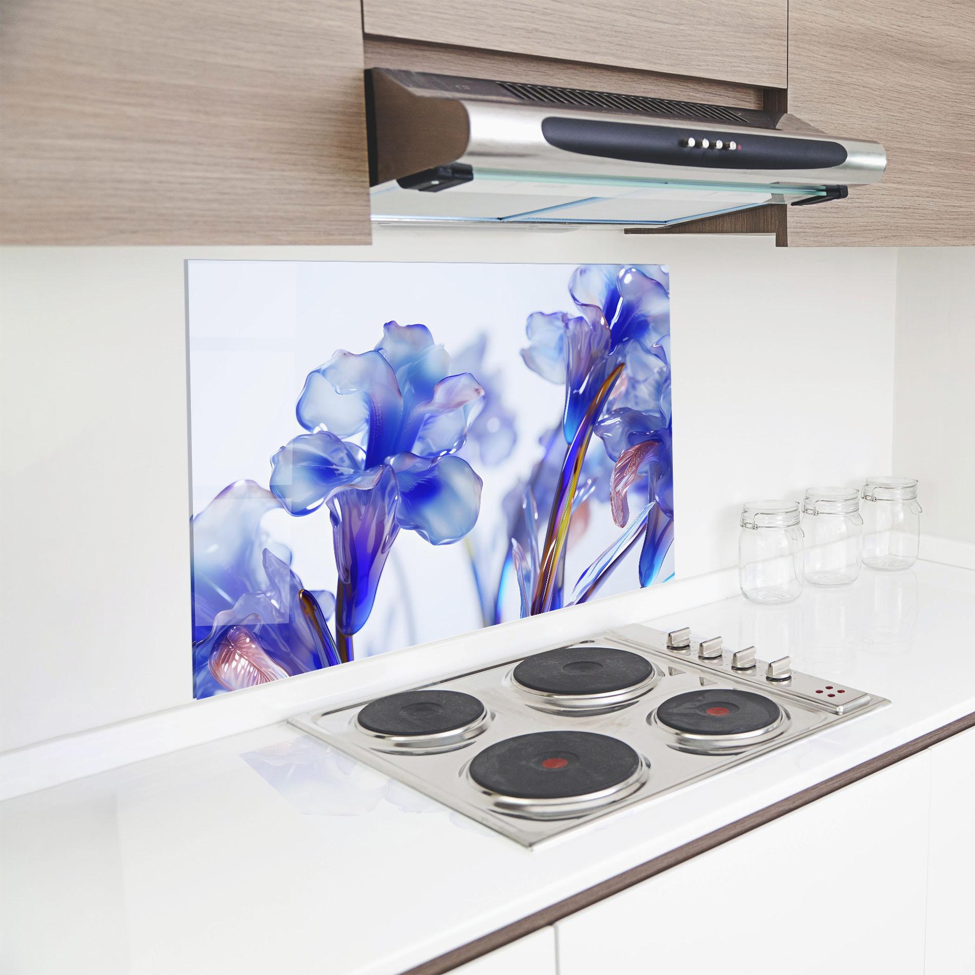 Panou Sticla Bucatarie Iris Glass mockup 8