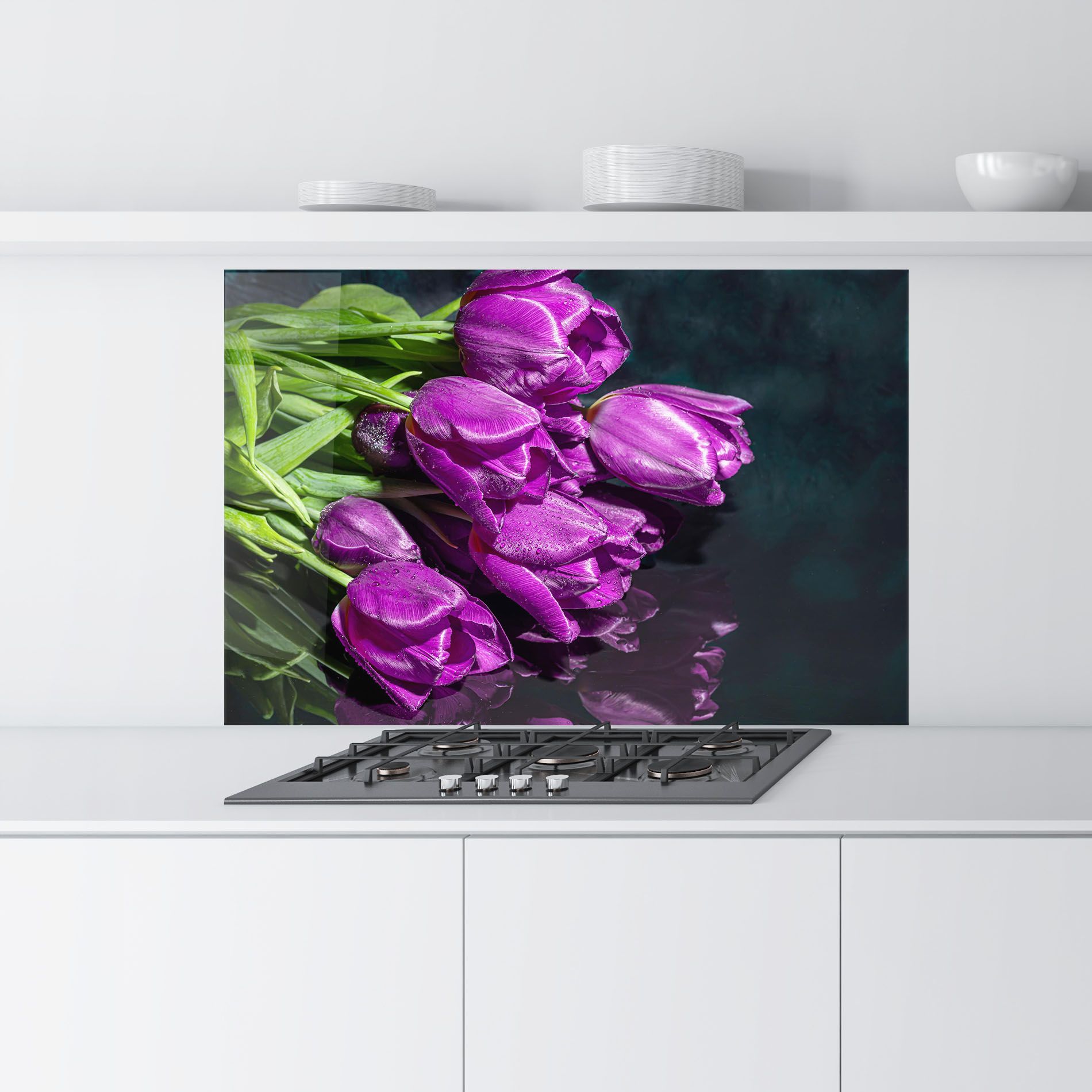 Strong Purple Tulips mockup 9